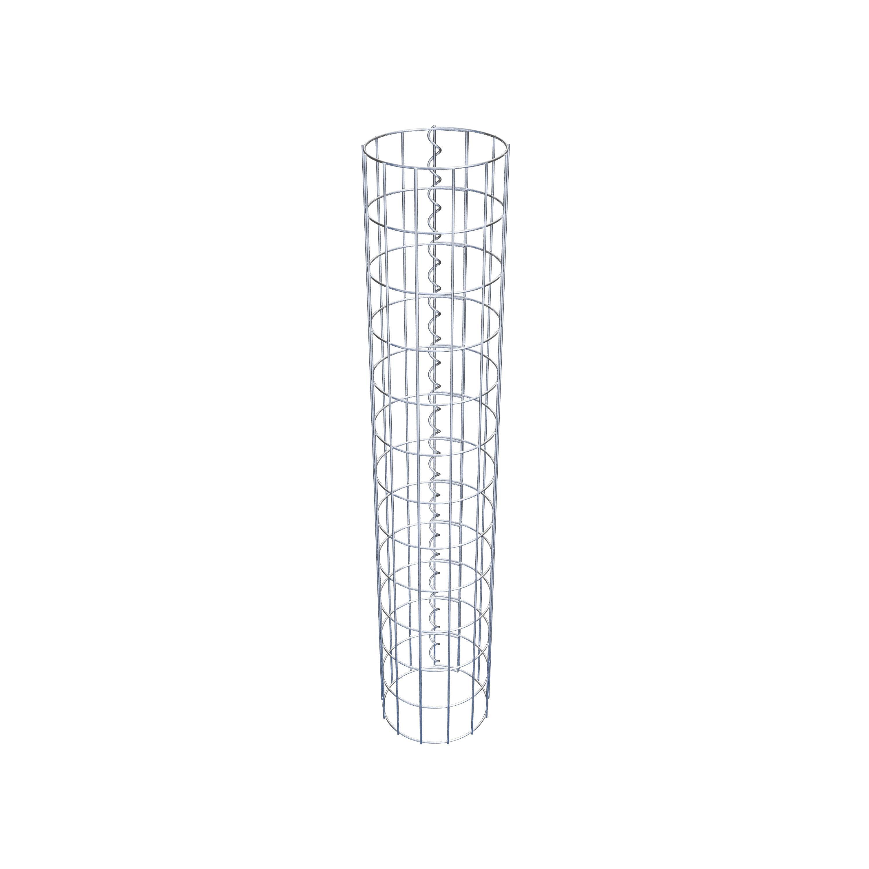 Columna de gaviones diámetro 22 cm, MW 5 x 10 cm redonda