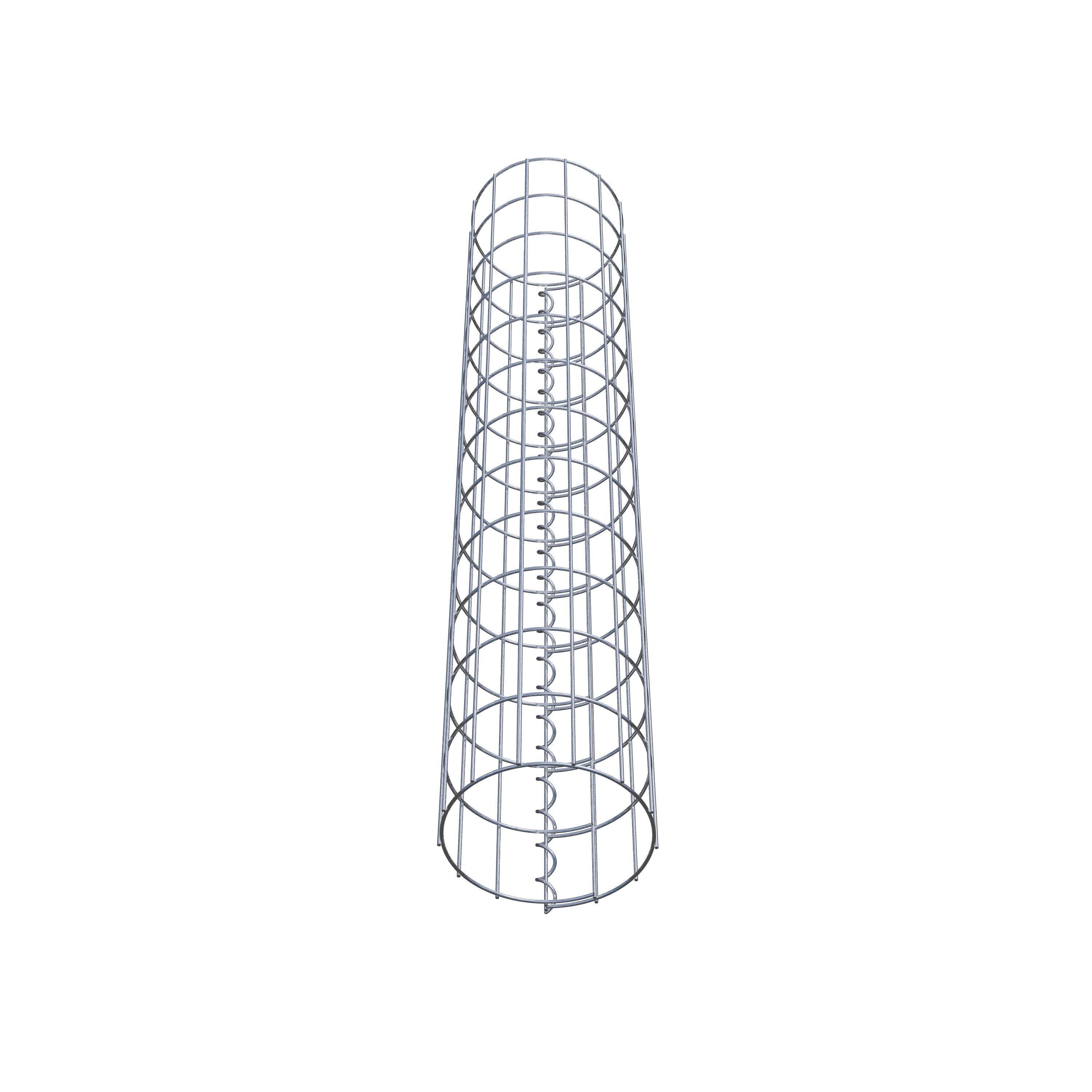 Columna de gaviones diámetro 22 cm, MW 5 x 10 cm redonda