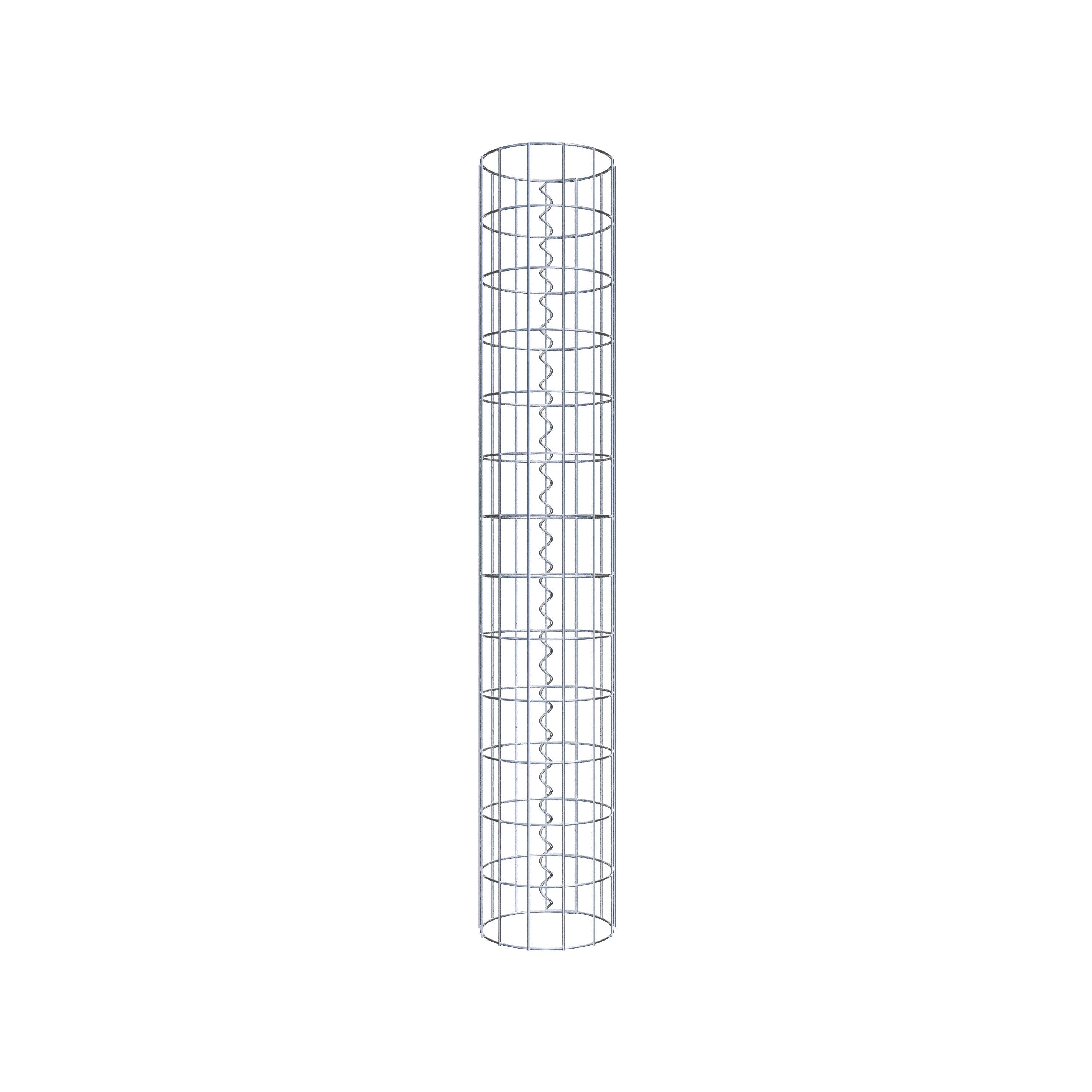 Columna de gaviones diámetro 22 cm, MW 5 x 10 cm redonda