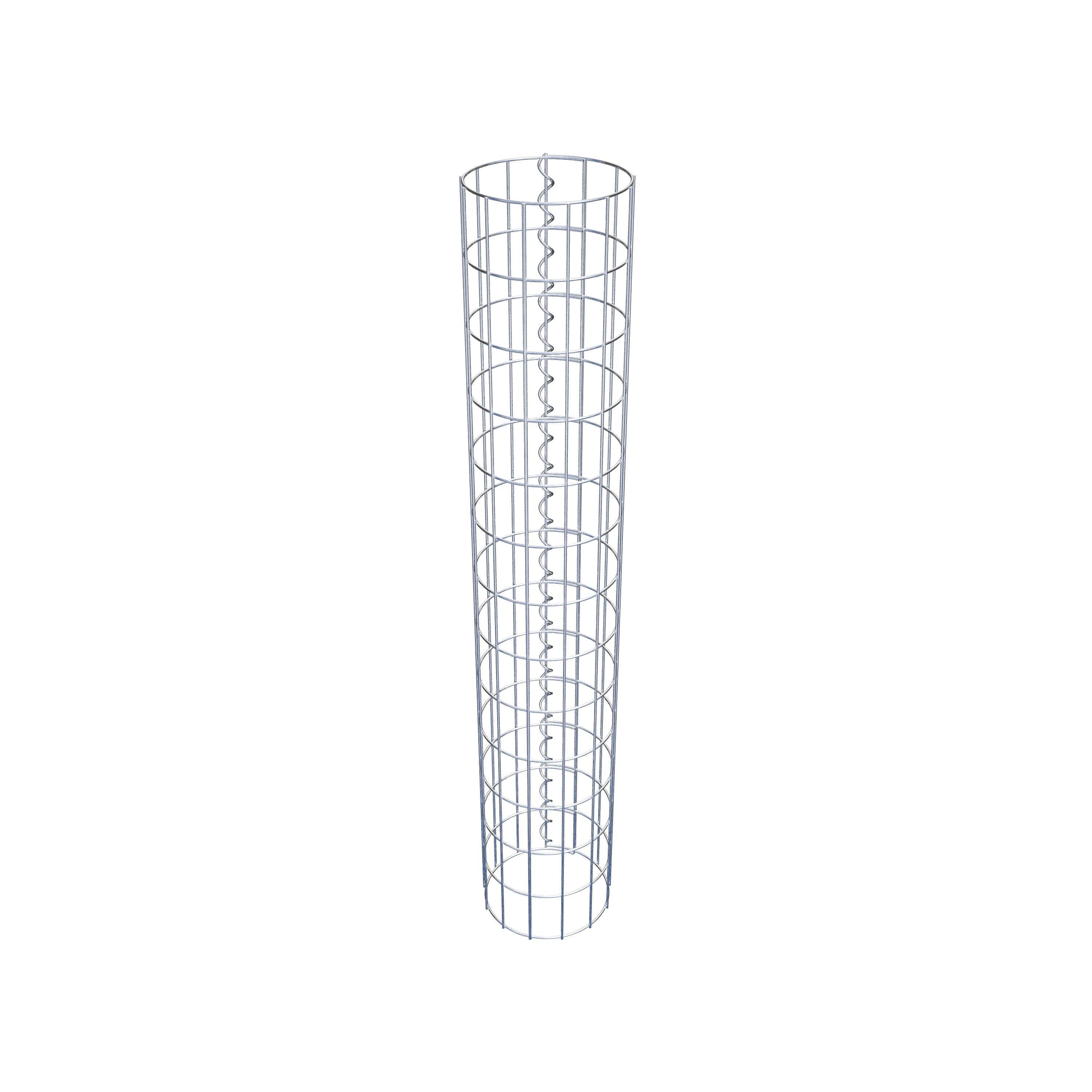 Columna de gaviones diámetro 22 cm, MW 5 x 10 cm redonda