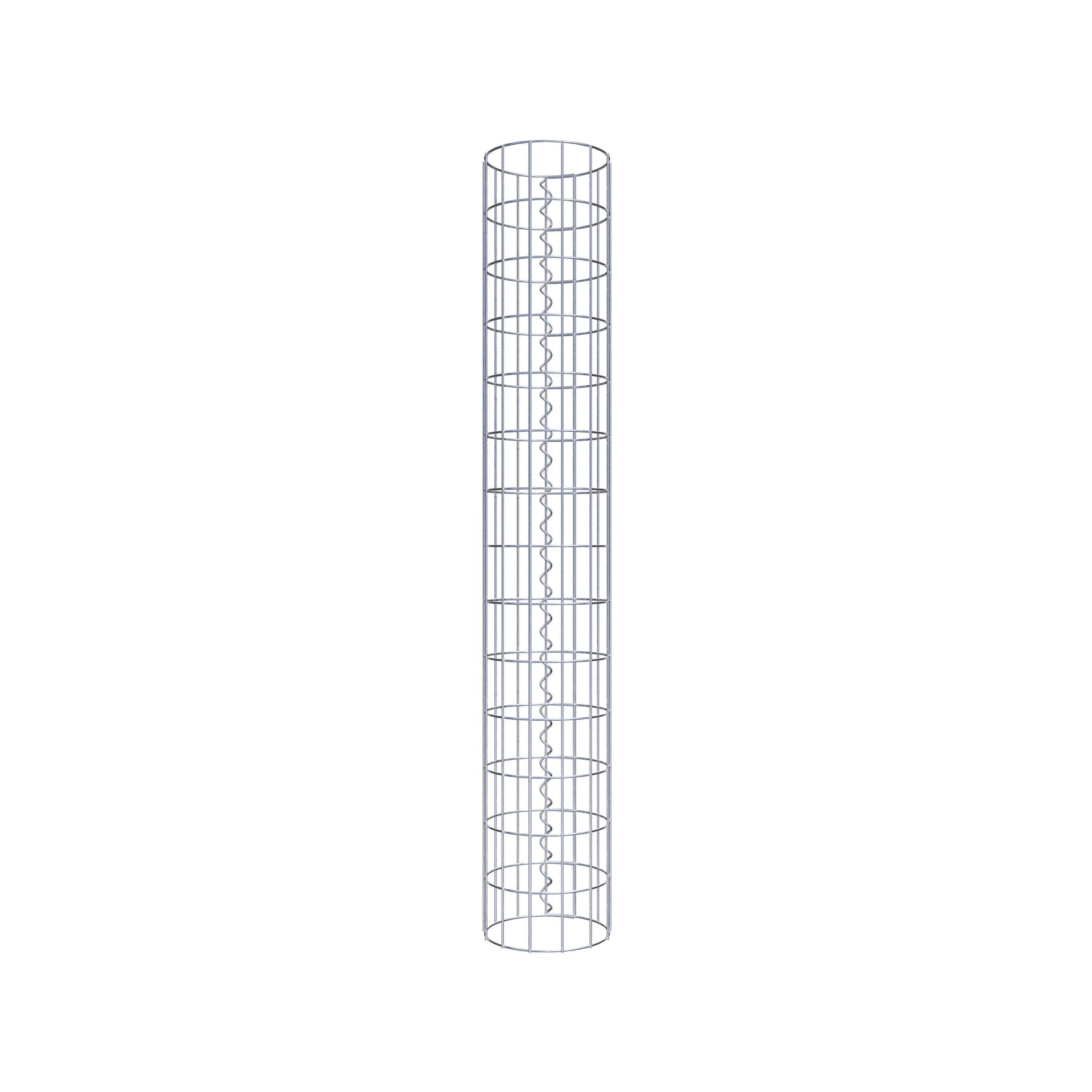 Columna de gaviones diámetro 22 cm, MW 5 x 10 cm redonda