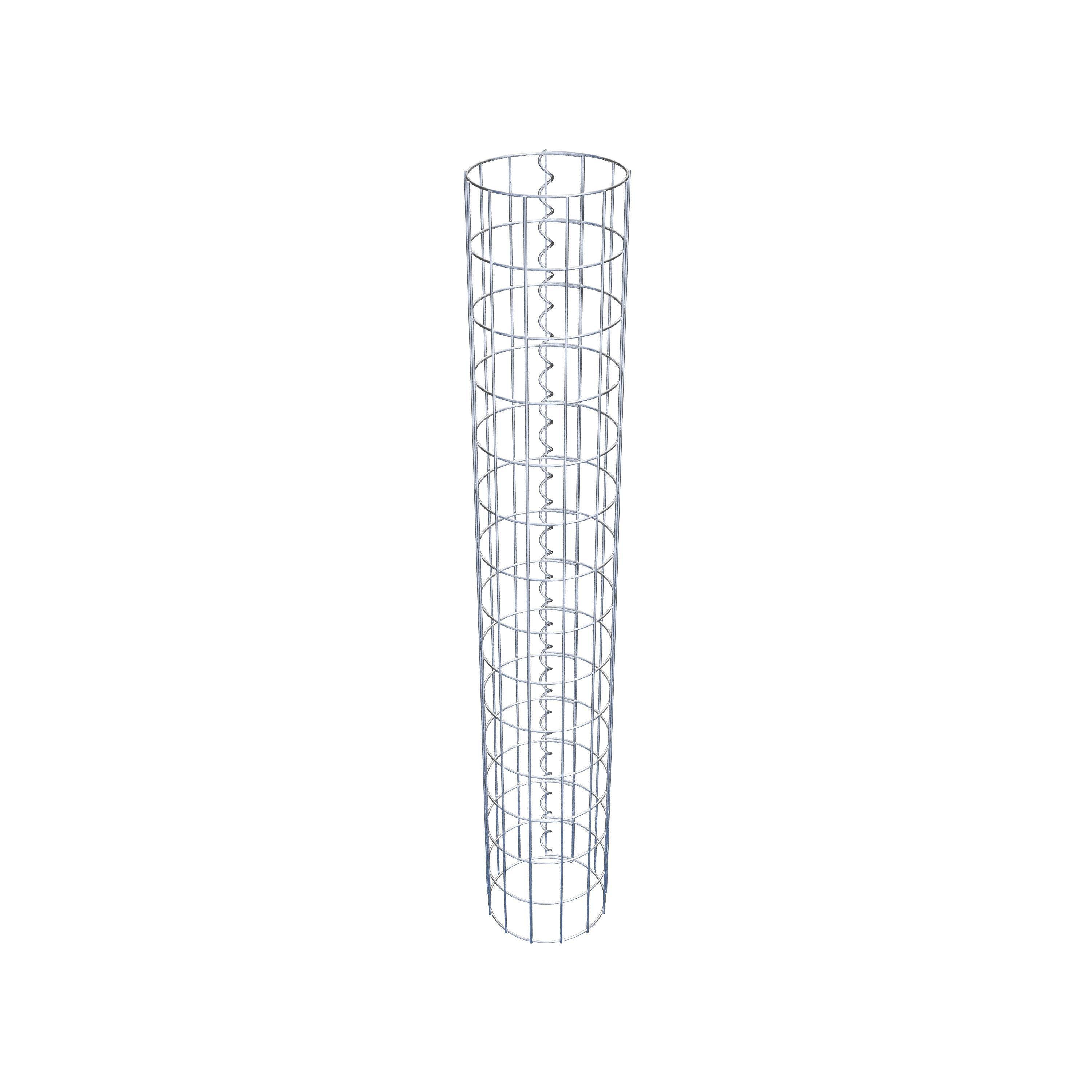Columna de gaviones diámetro 22 cm, MW 5 x 10 cm redonda