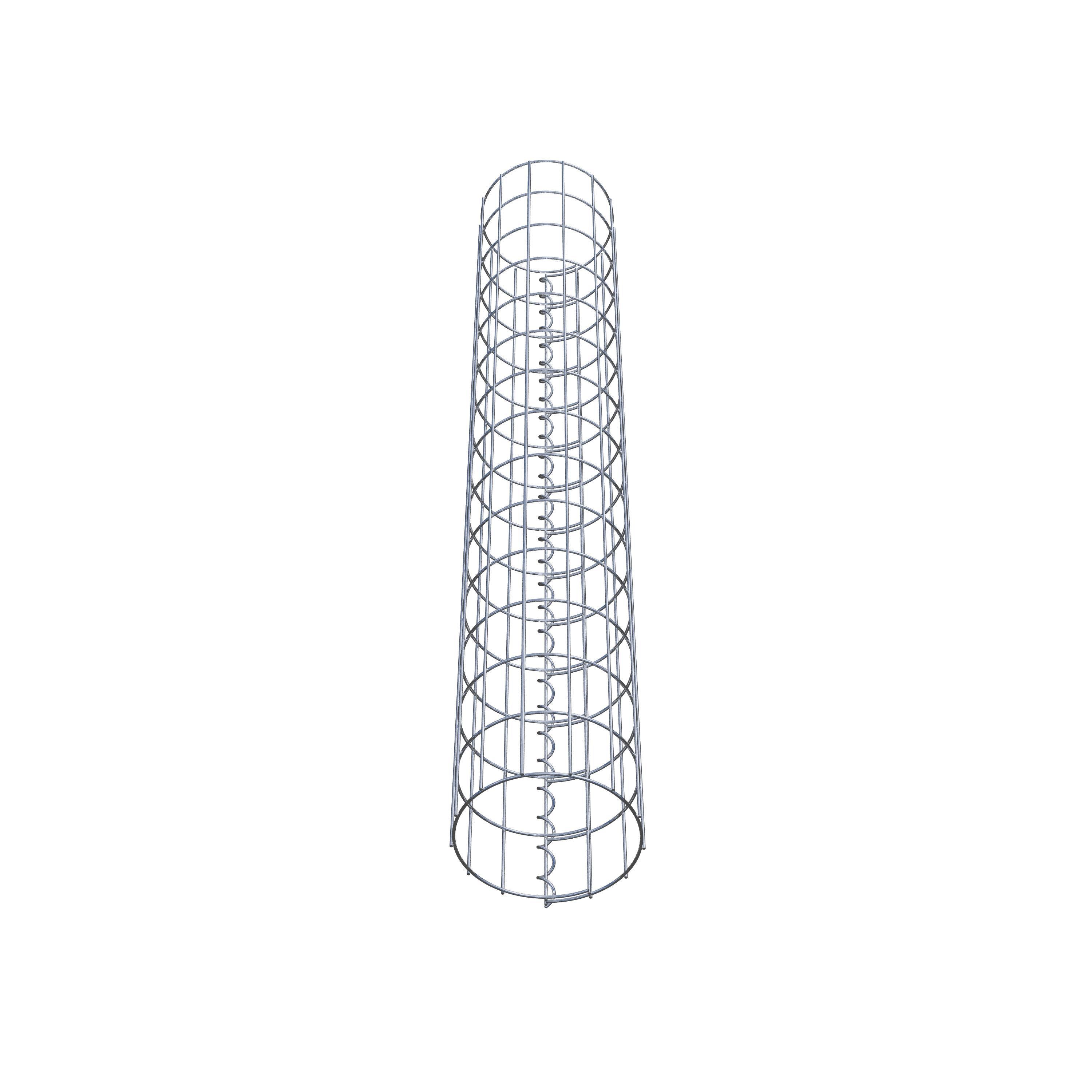 Columna de gaviones diámetro 22 cm, MW 5 x 10 cm redonda