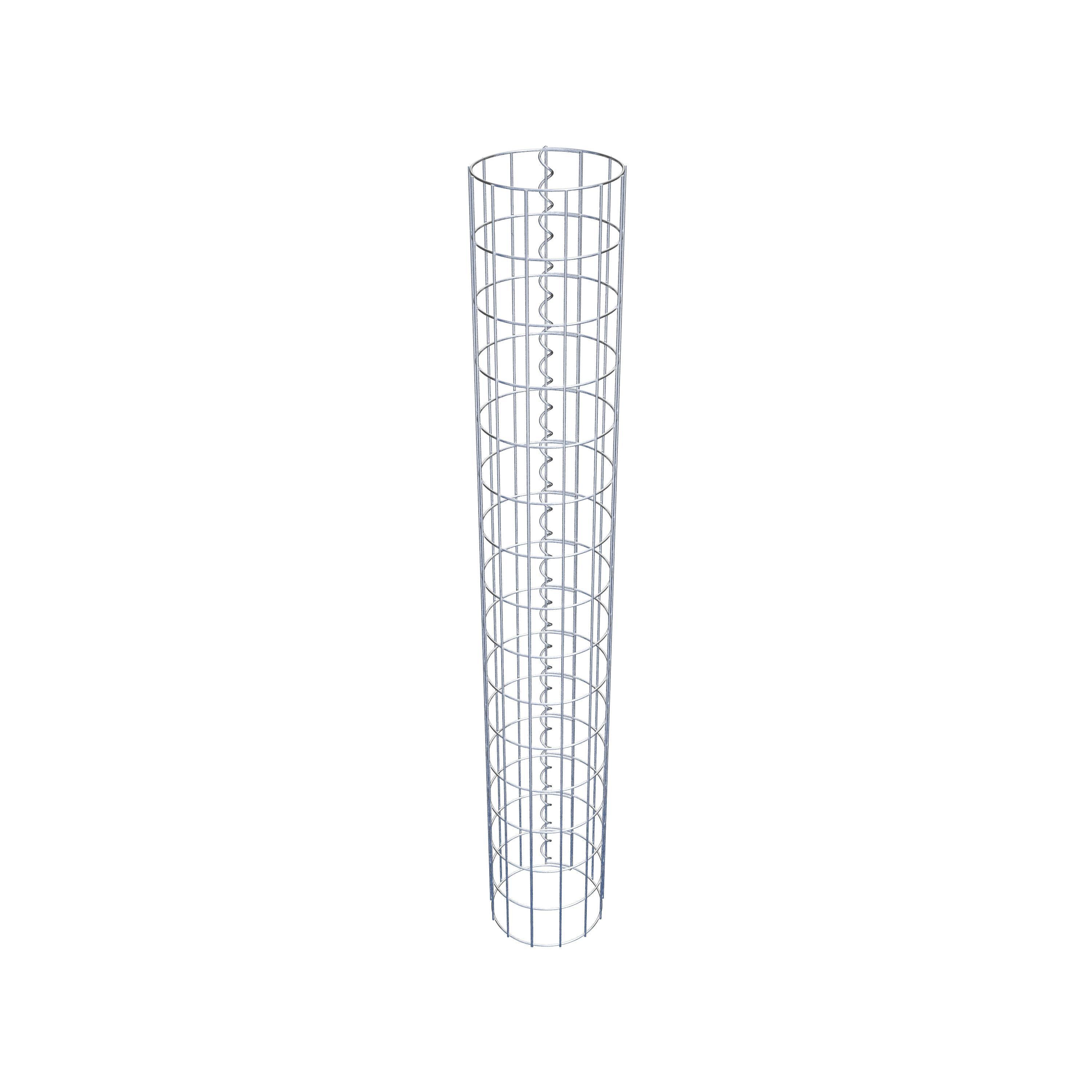 Columna de gaviones diámetro 22 cm, MW 5 x 10 cm redonda