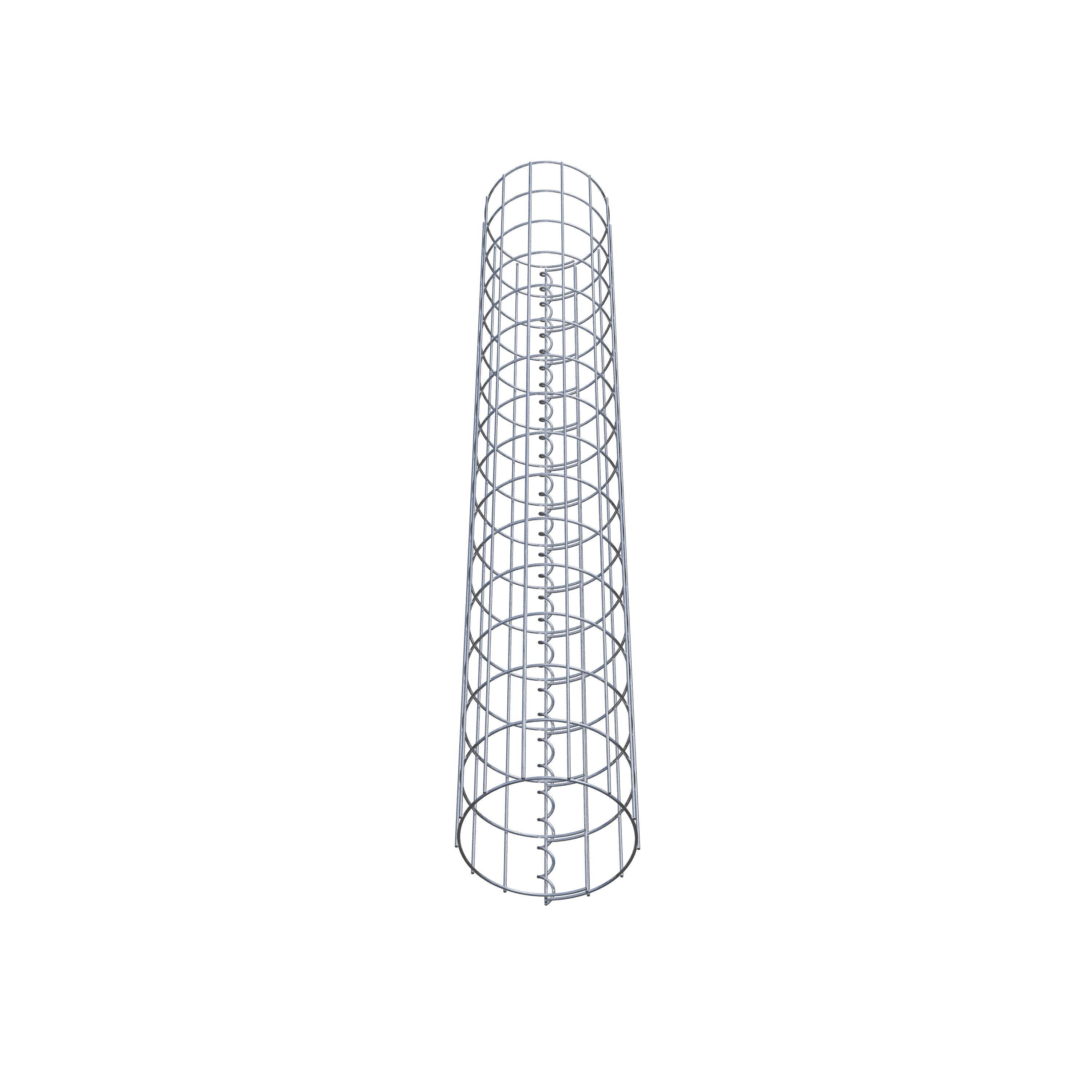 Columna de gaviones diámetro 22 cm, MW 5 x 10 cm redonda