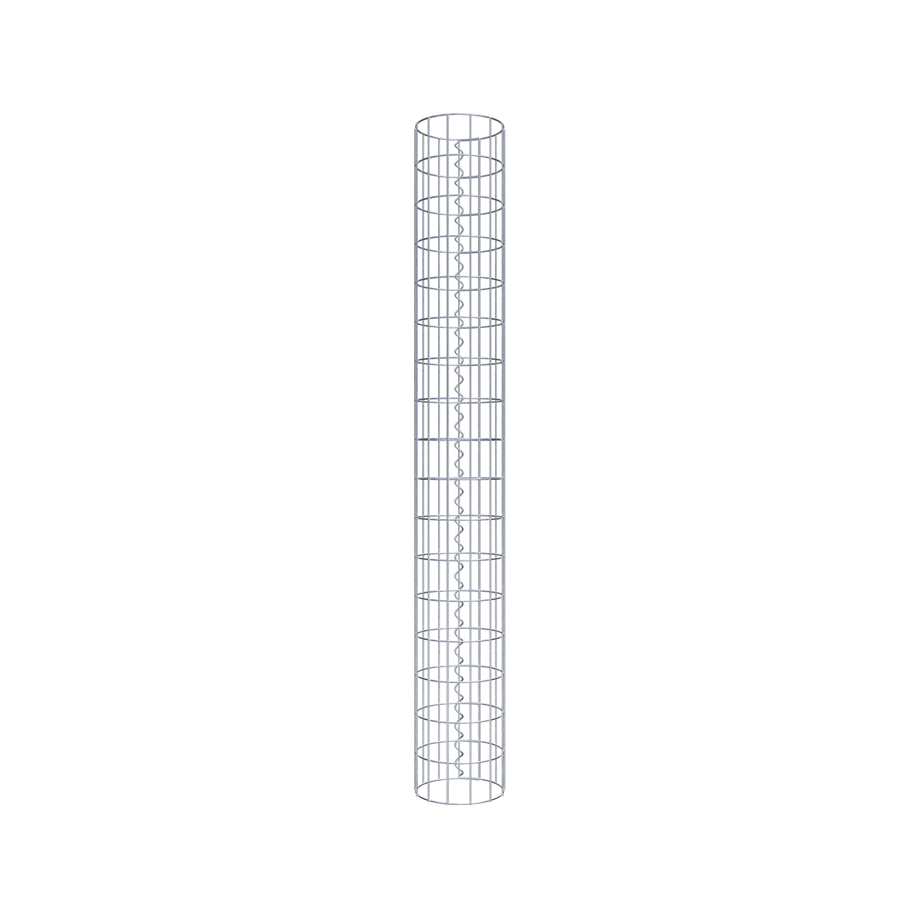 Columna de gaviones diámetro 22 cm, MW 5 x 10 cm redonda
