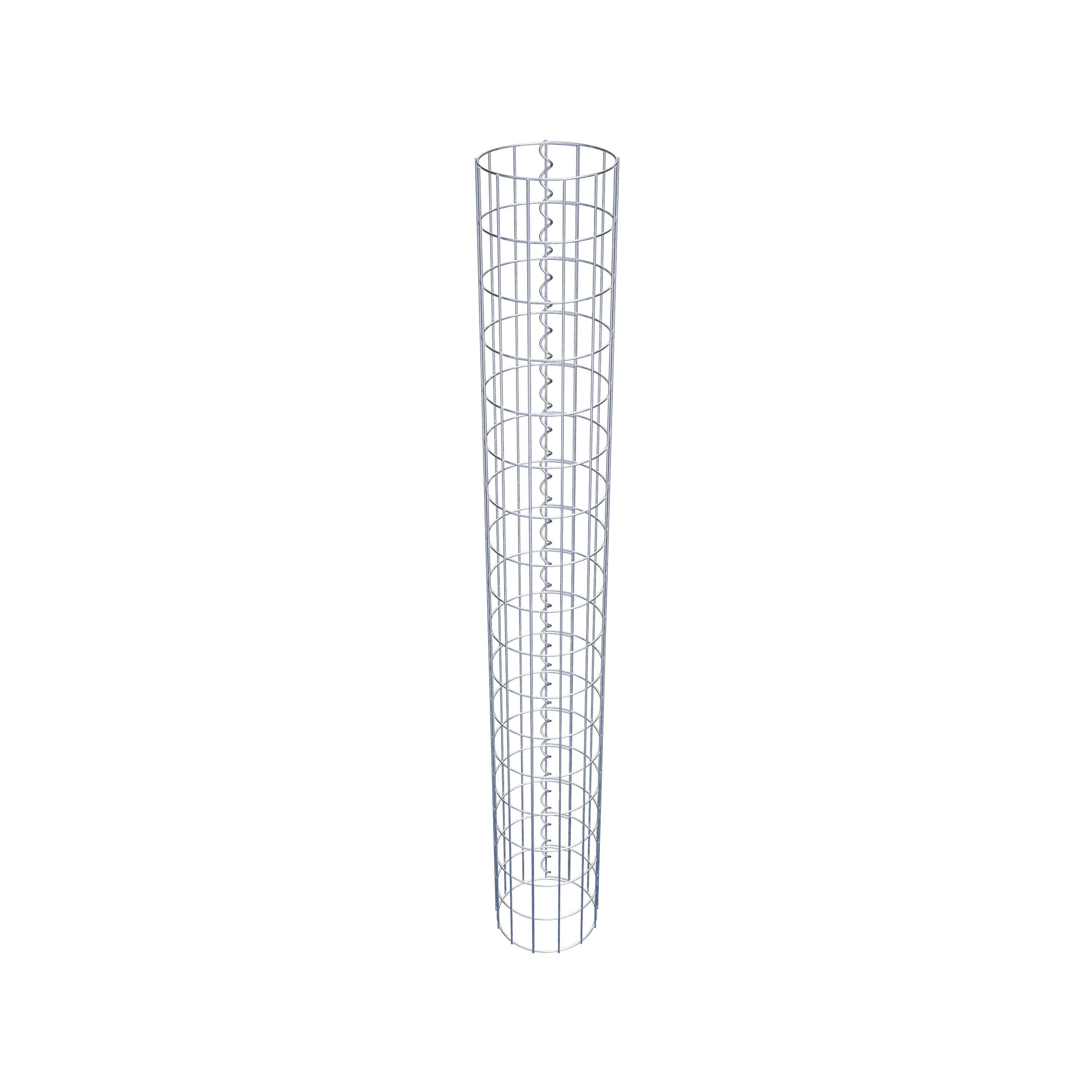 Columna de gaviones diámetro 22 cm, MW 5 x 10 cm redonda