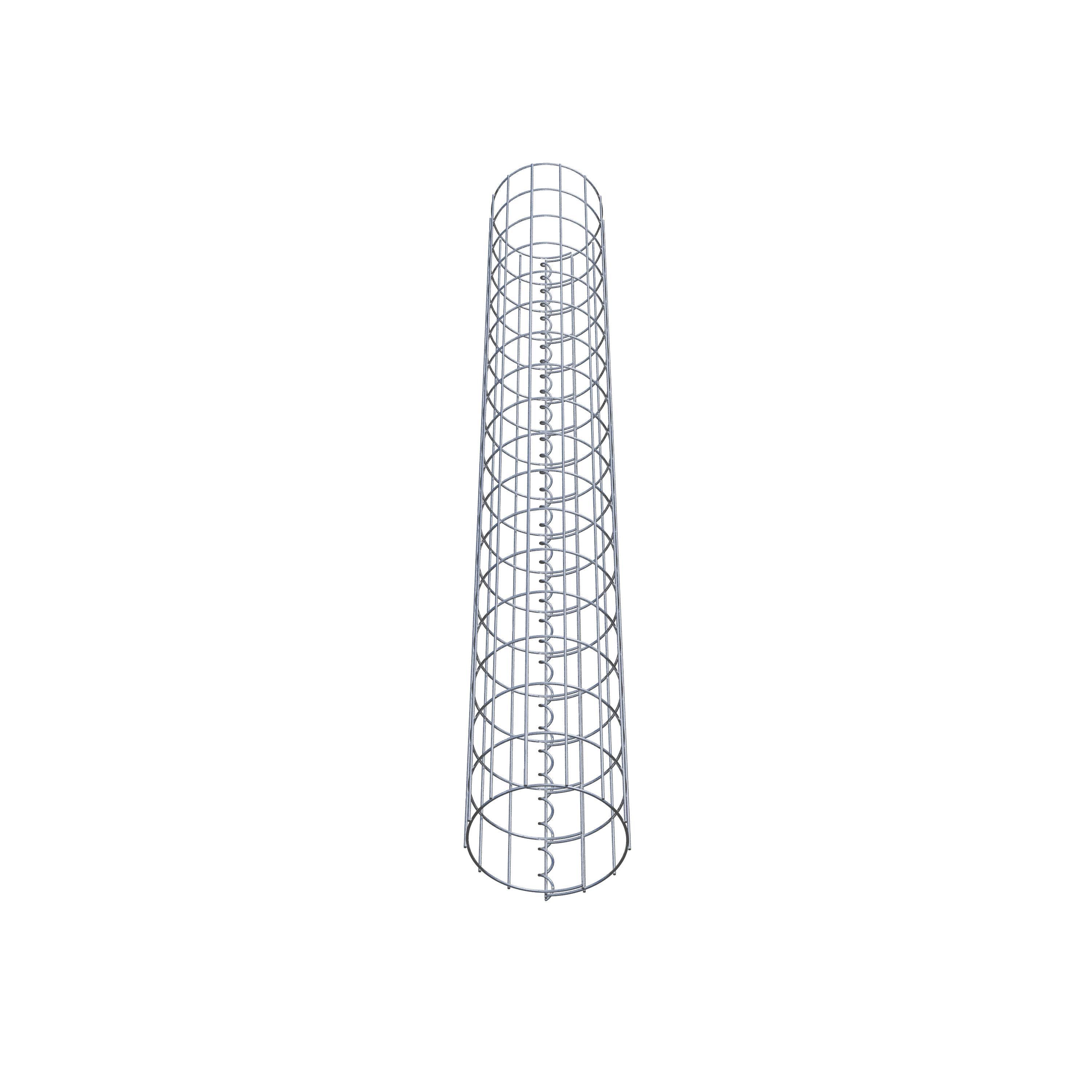 Columna de gaviones diámetro 22 cm, MW 5 x 10 cm redonda