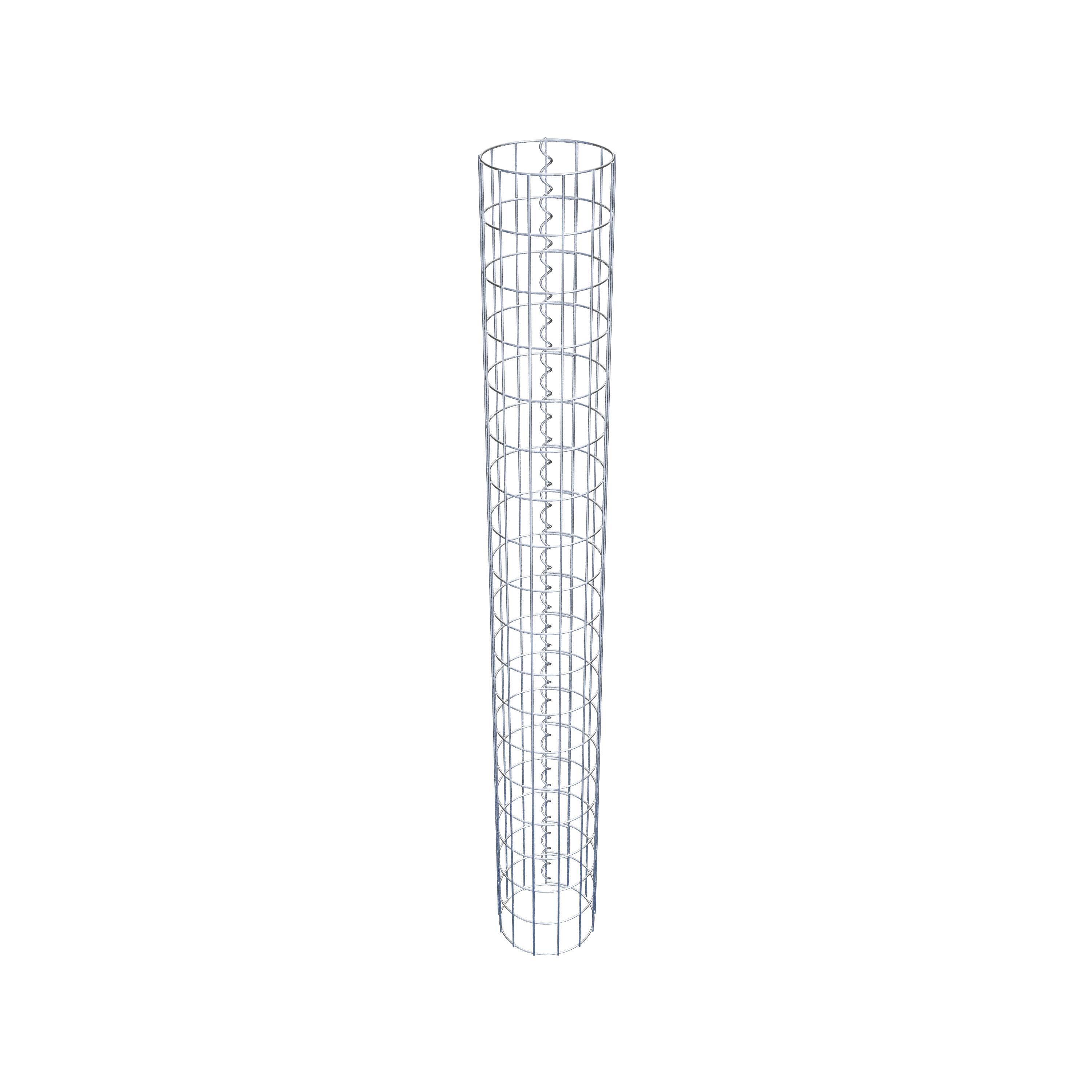 Columna de gaviones diámetro 22 cm, MW 5 x 10 cm redonda