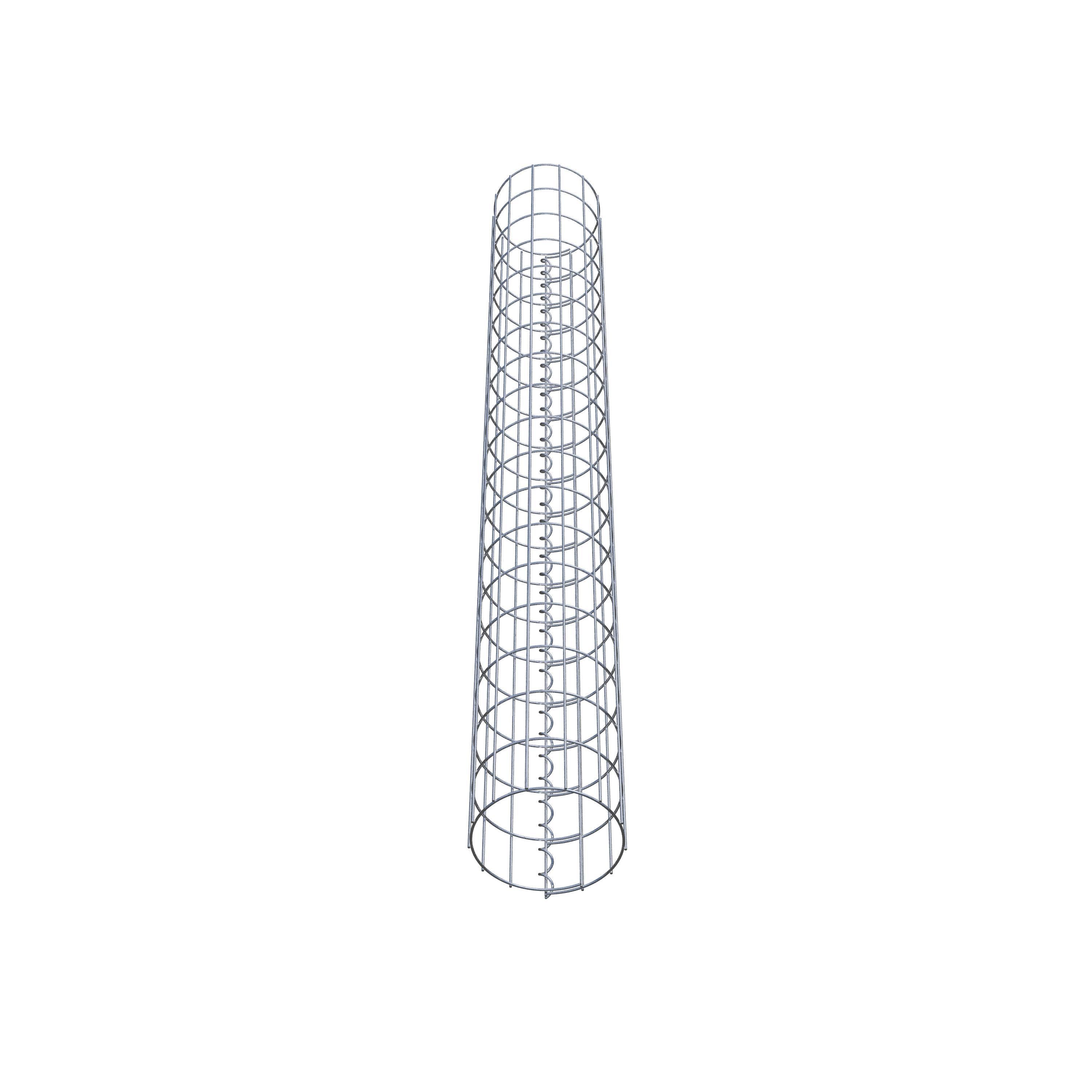Columna de gaviones diámetro 22 cm, MW 5 x 10 cm redonda