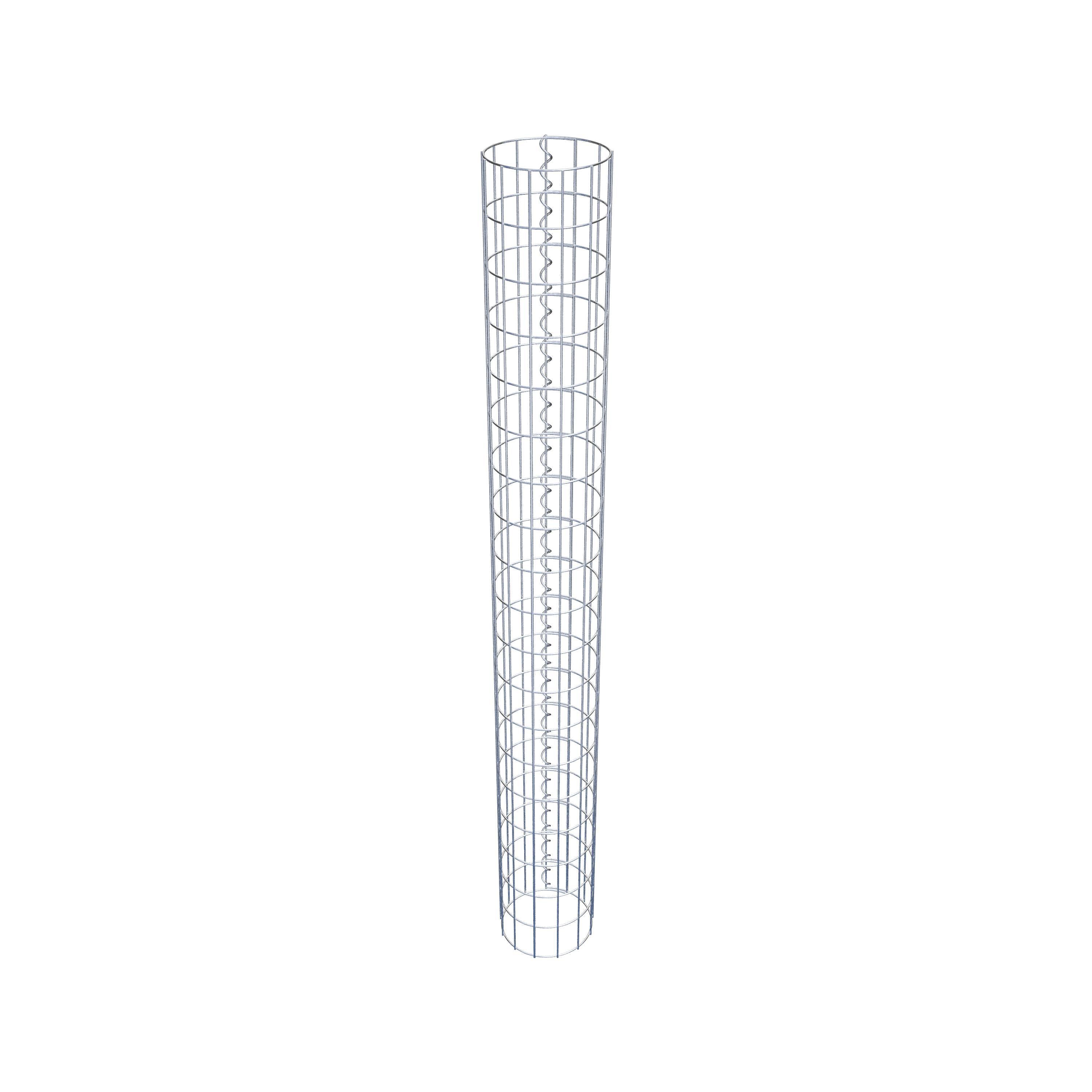 Columna de gaviones diámetro 22 cm, MW 5 x 10 cm redonda