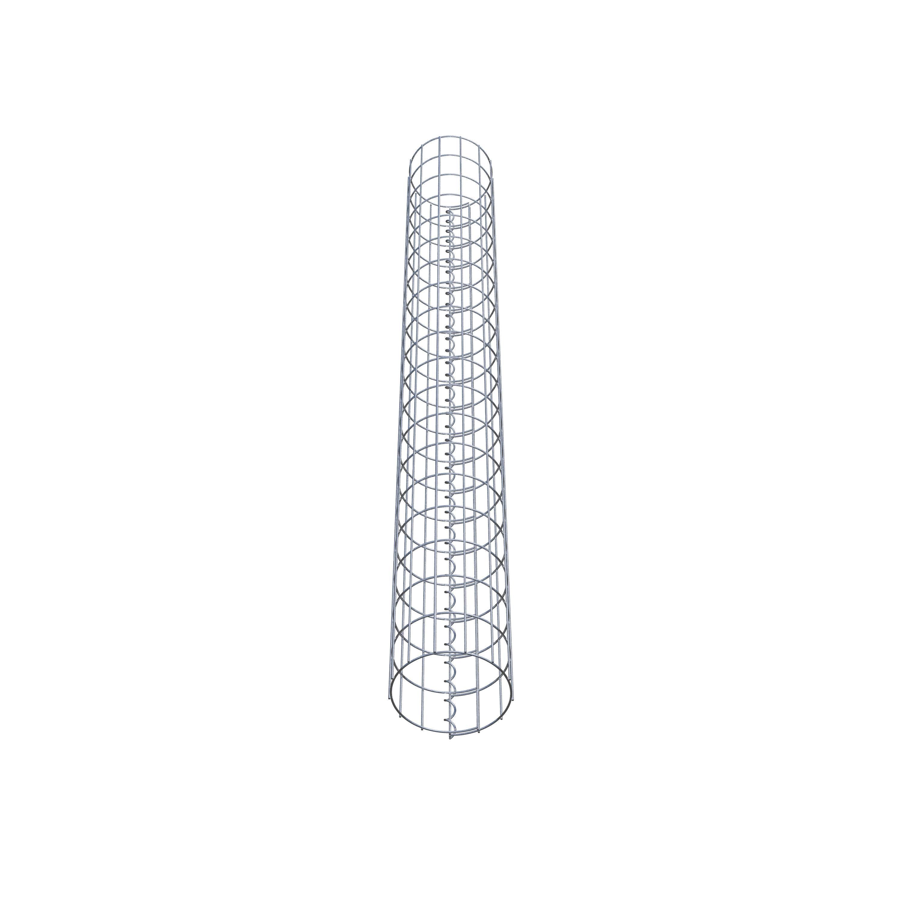 Columna de gaviones diámetro 22 cm, MW 5 x 10 cm redonda