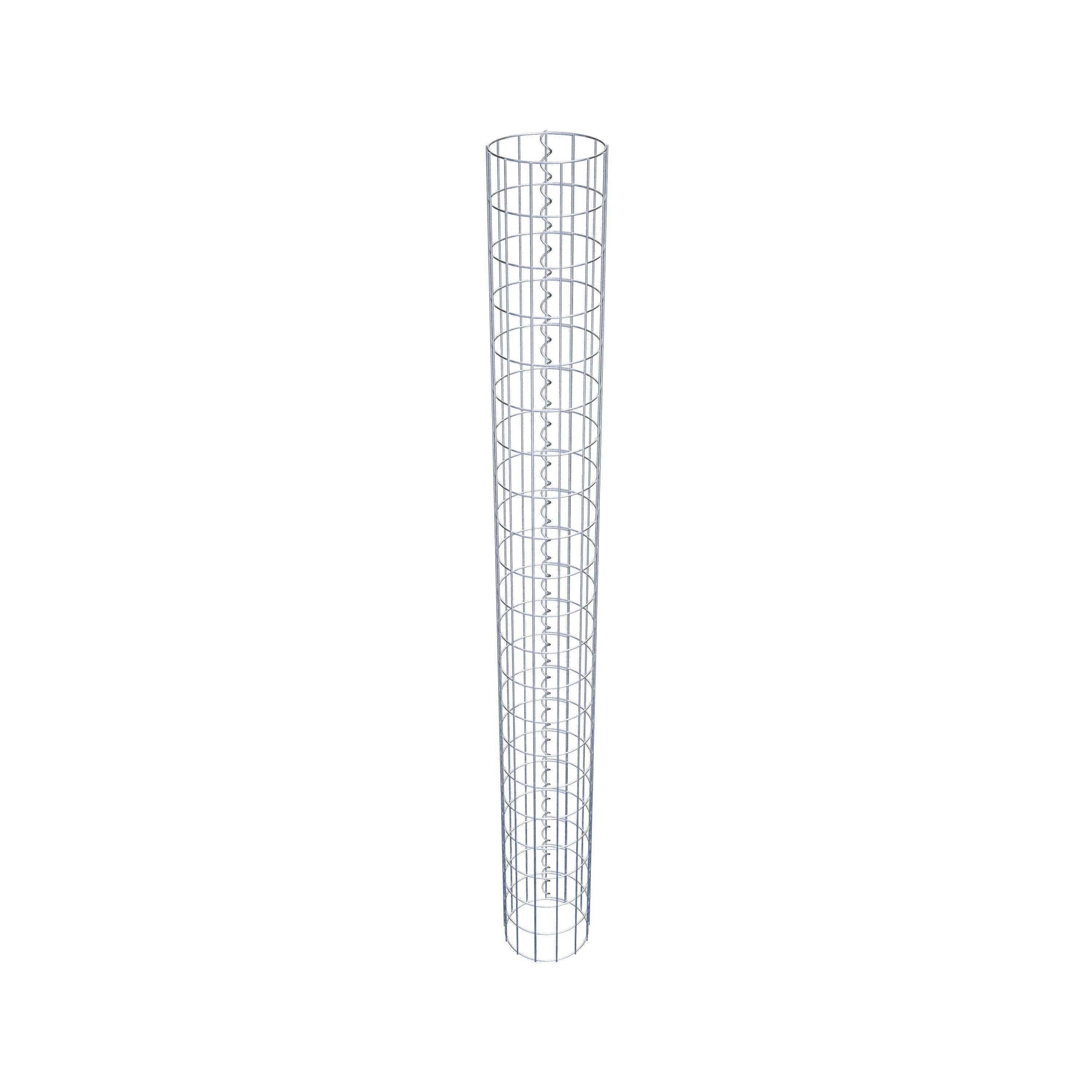 Columna de gaviones diámetro 22 cm, MW 5 x 10 cm redonda