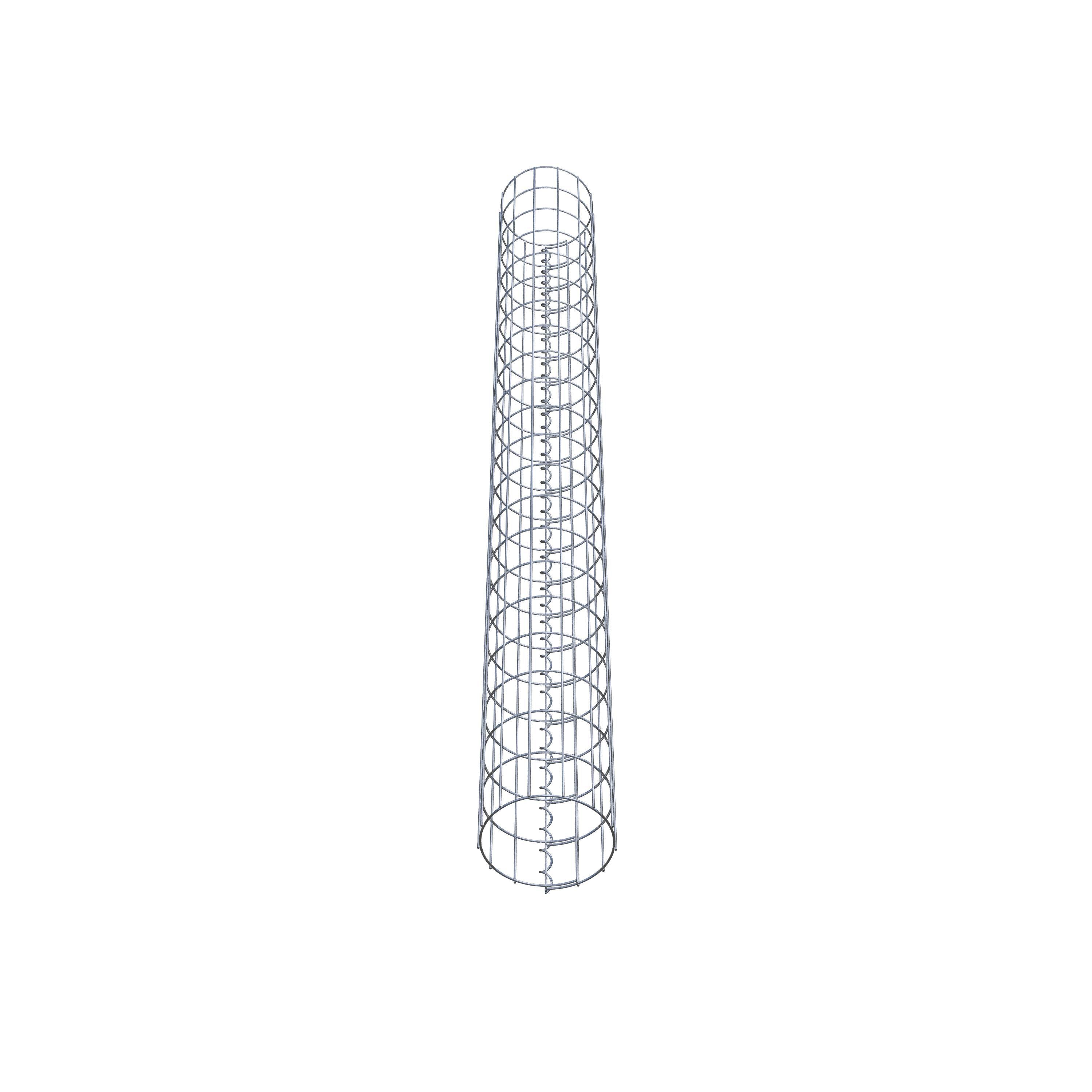 Columna de gaviones diámetro 22 cm, MW 5 x 10 cm redonda