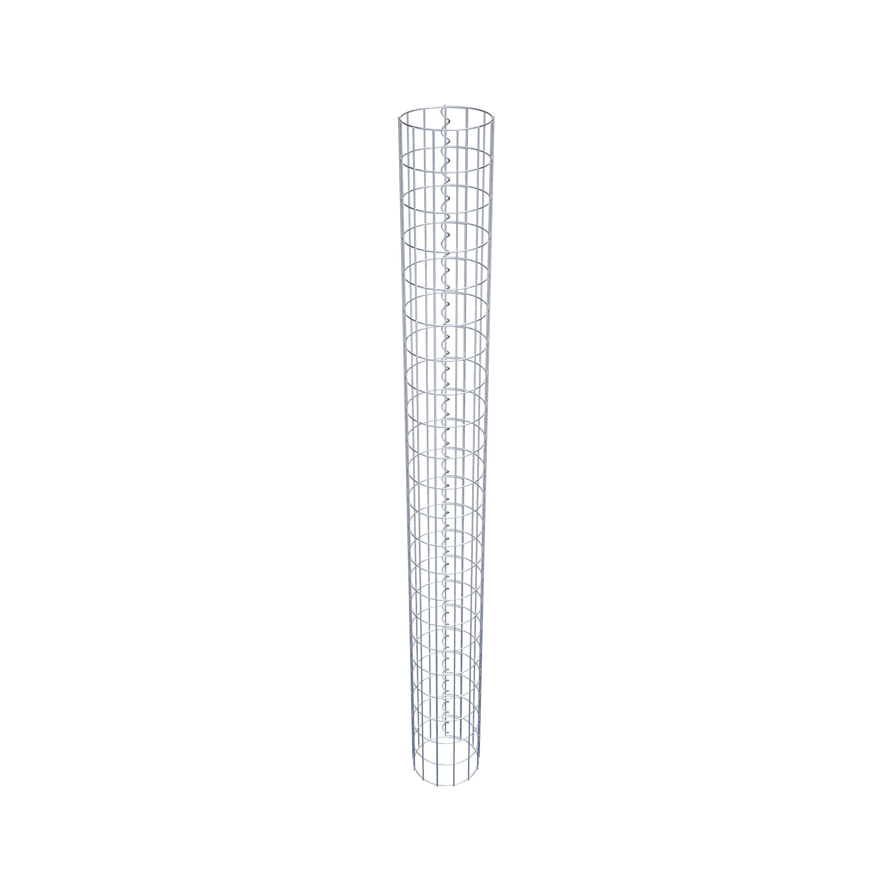 Columna de gaviones diámetro 22 cm, MW 5 x 10 cm redonda