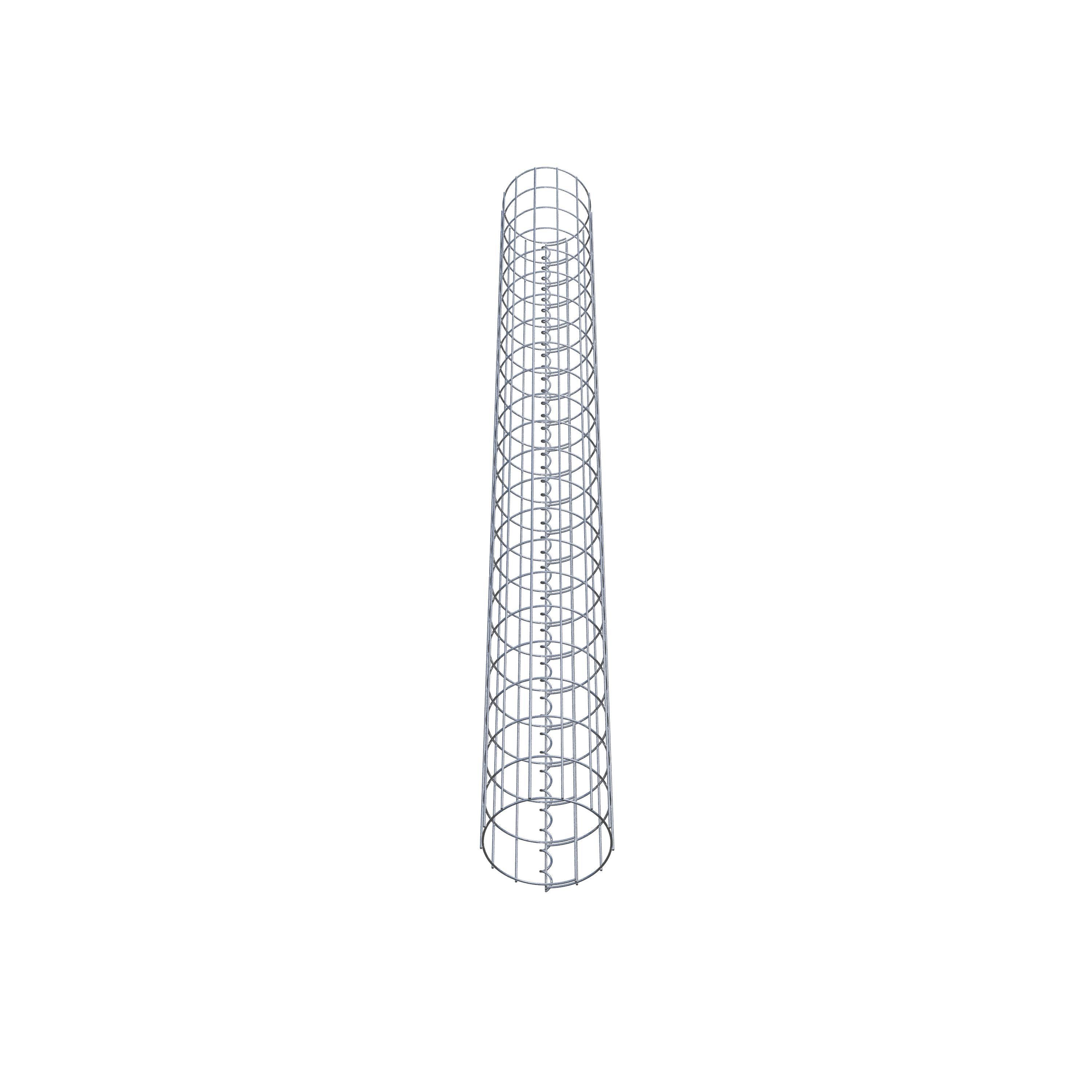 Columna de gaviones diámetro 22 cm, MW 5 x 10 cm redonda