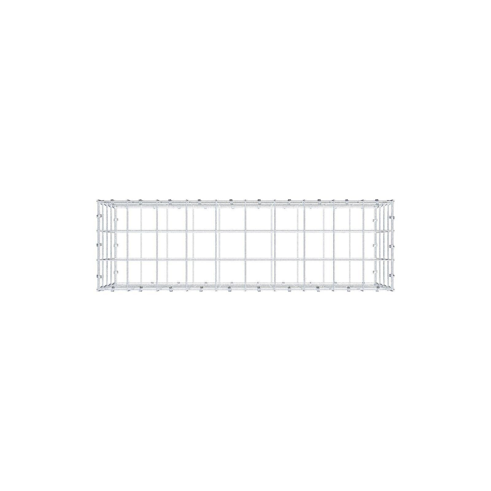 Gabião 100 cm x 40 cm x 30 cm (C x A x P), malhagem 10 x 10 cm, anel espiral