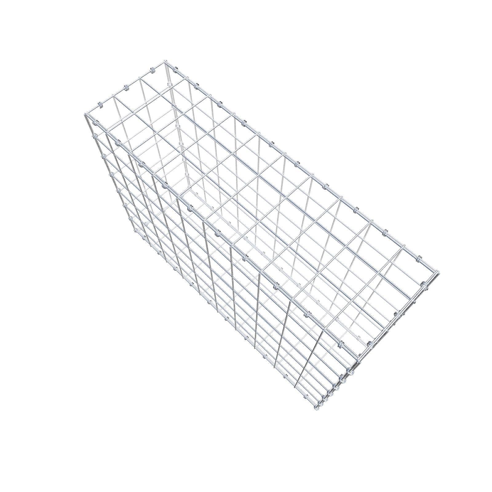 Gabione 100 cm x 70 cm x 30 cm (L x H x T), Maschenweite 10 x 10 cm, Spiralring