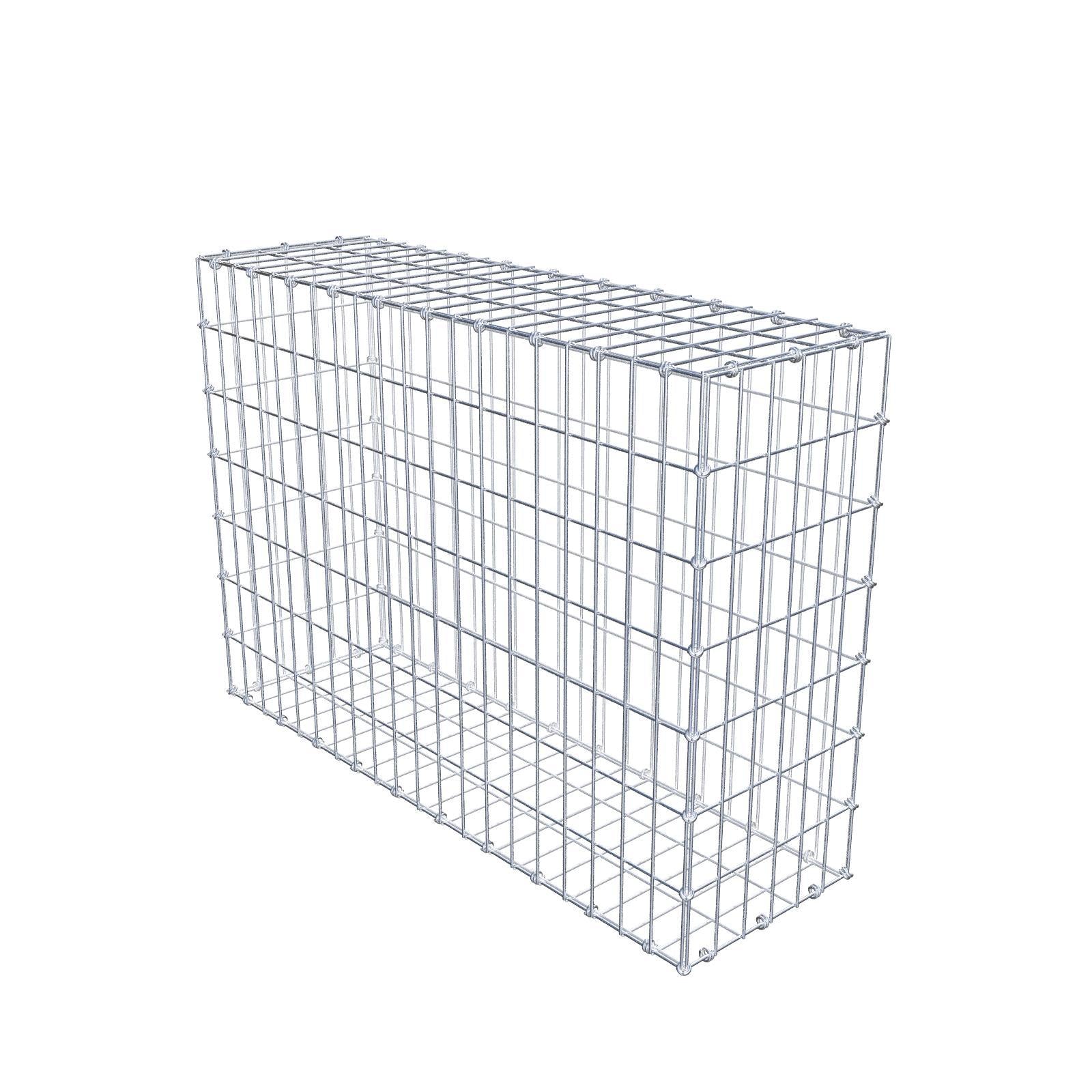 Gabione 100 cm x 70 cm x 30 cm (L x H x T), Maschenweite 5 x 10 cm, Spiralring