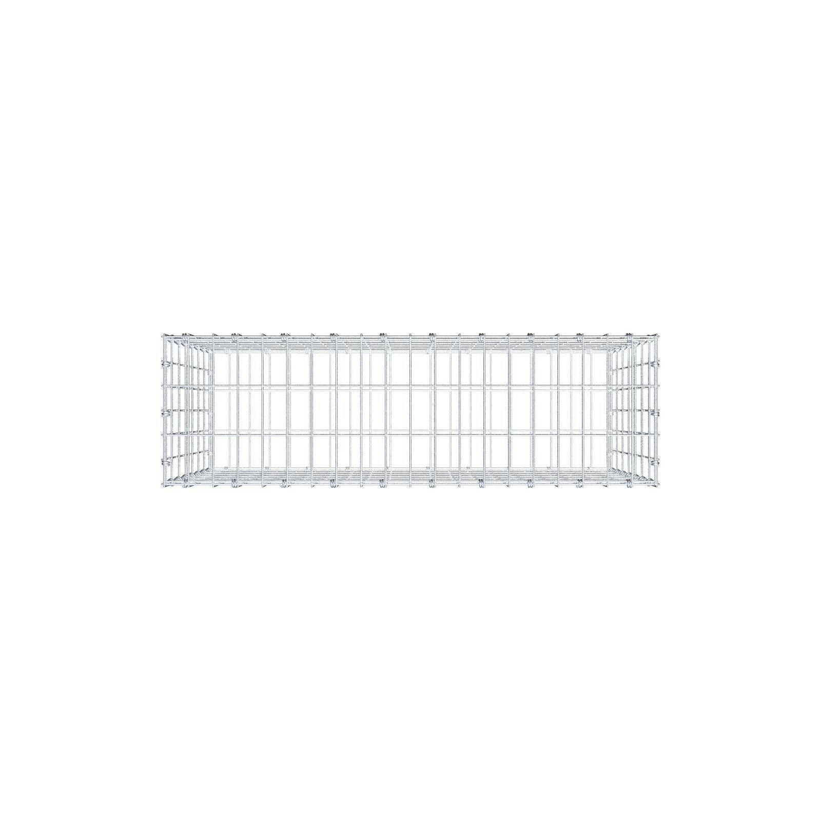 Gabione 100 cm x 70 cm x 30 cm (L x H x T), Maschenweite 5 x 10 cm, Spiralring