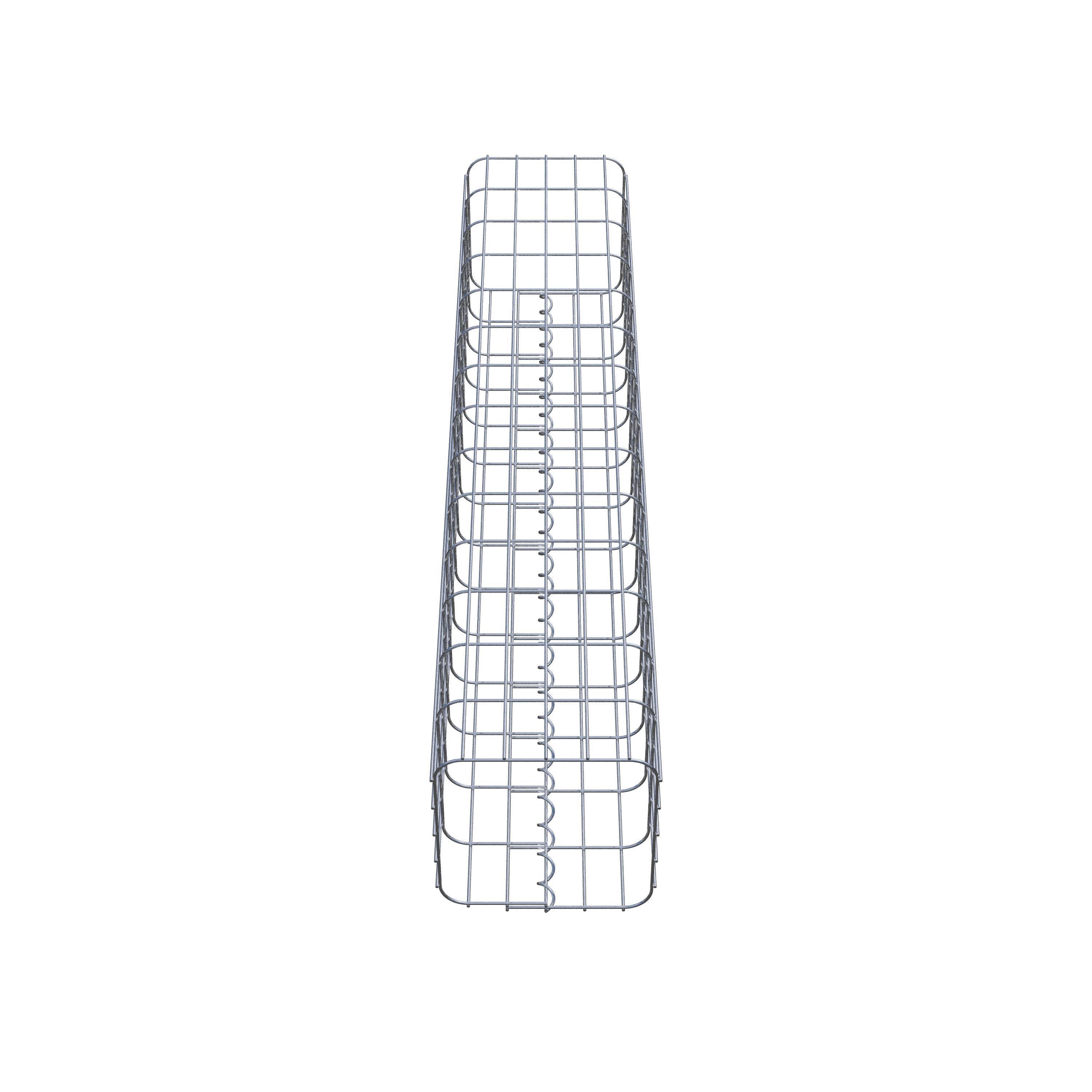 Colonna di gabbioni 27 x 27 cm, MW 5 x 10 cm quadrati