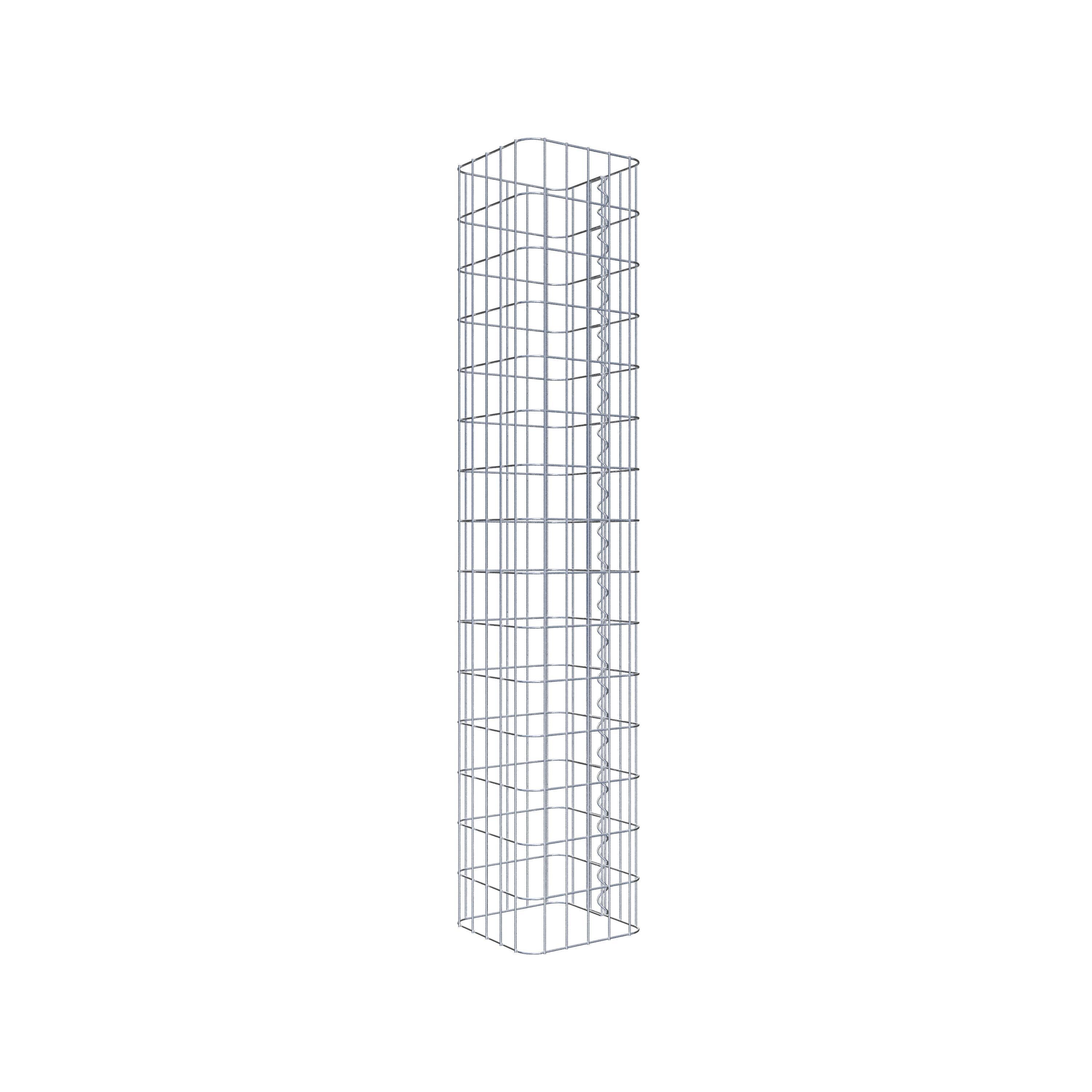 Colonna di gabbioni 27 x 27 cm, MW 5 x 10 cm quadrati