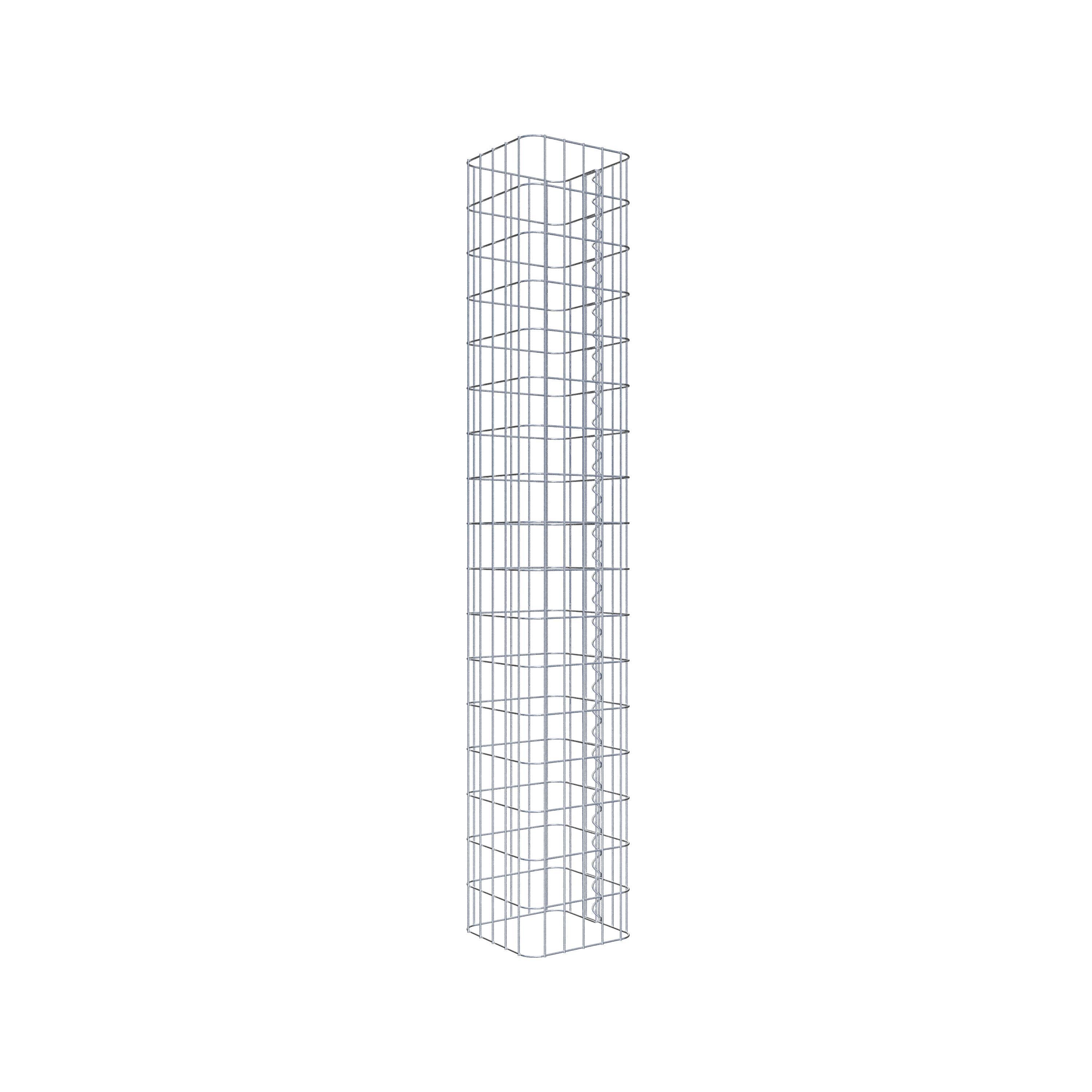 Colonna di gabbioni 27 x 27 cm, MW 5 x 10 cm quadrati