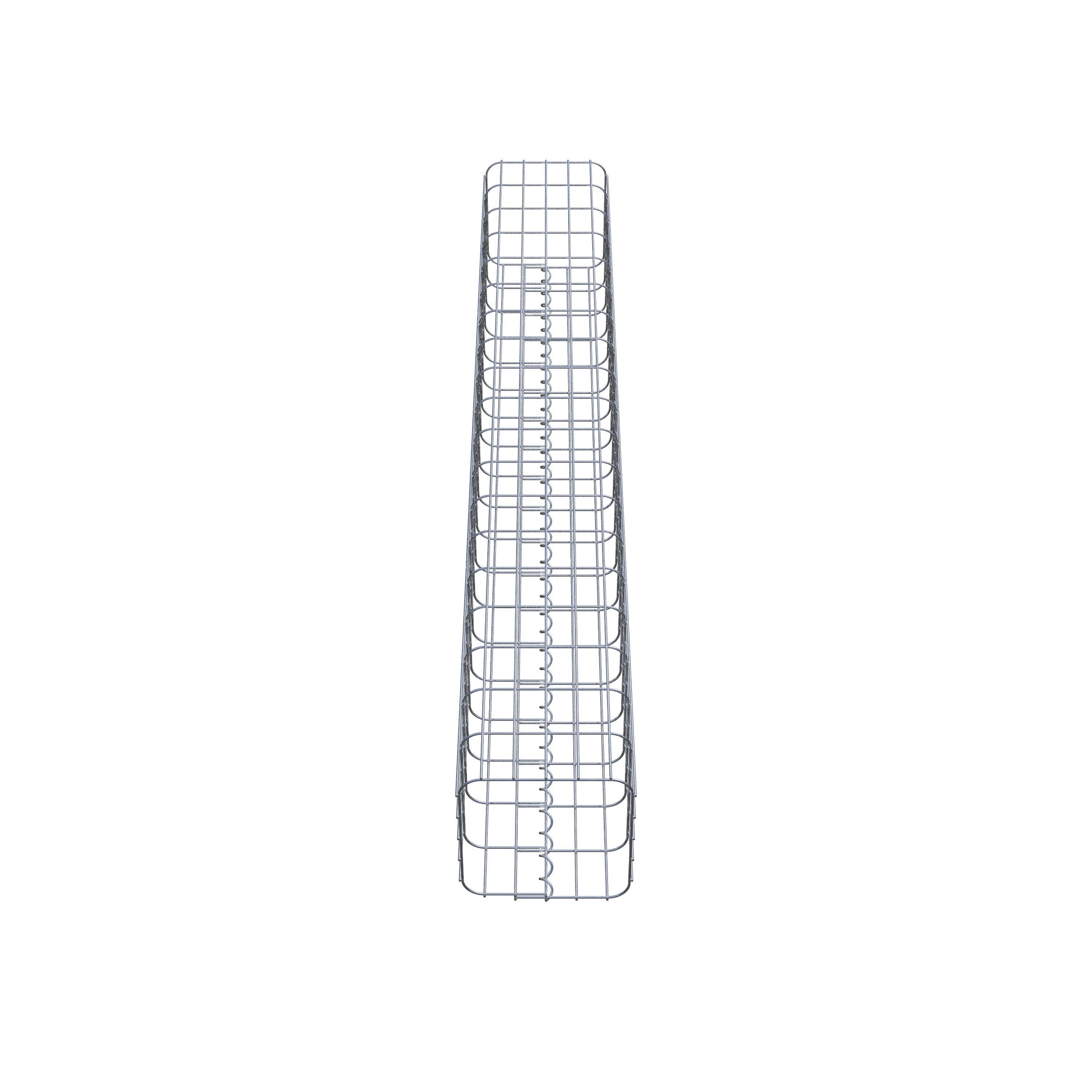 Colonna di gabbioni 27 x 27 cm, MW 5 x 10 cm quadrati