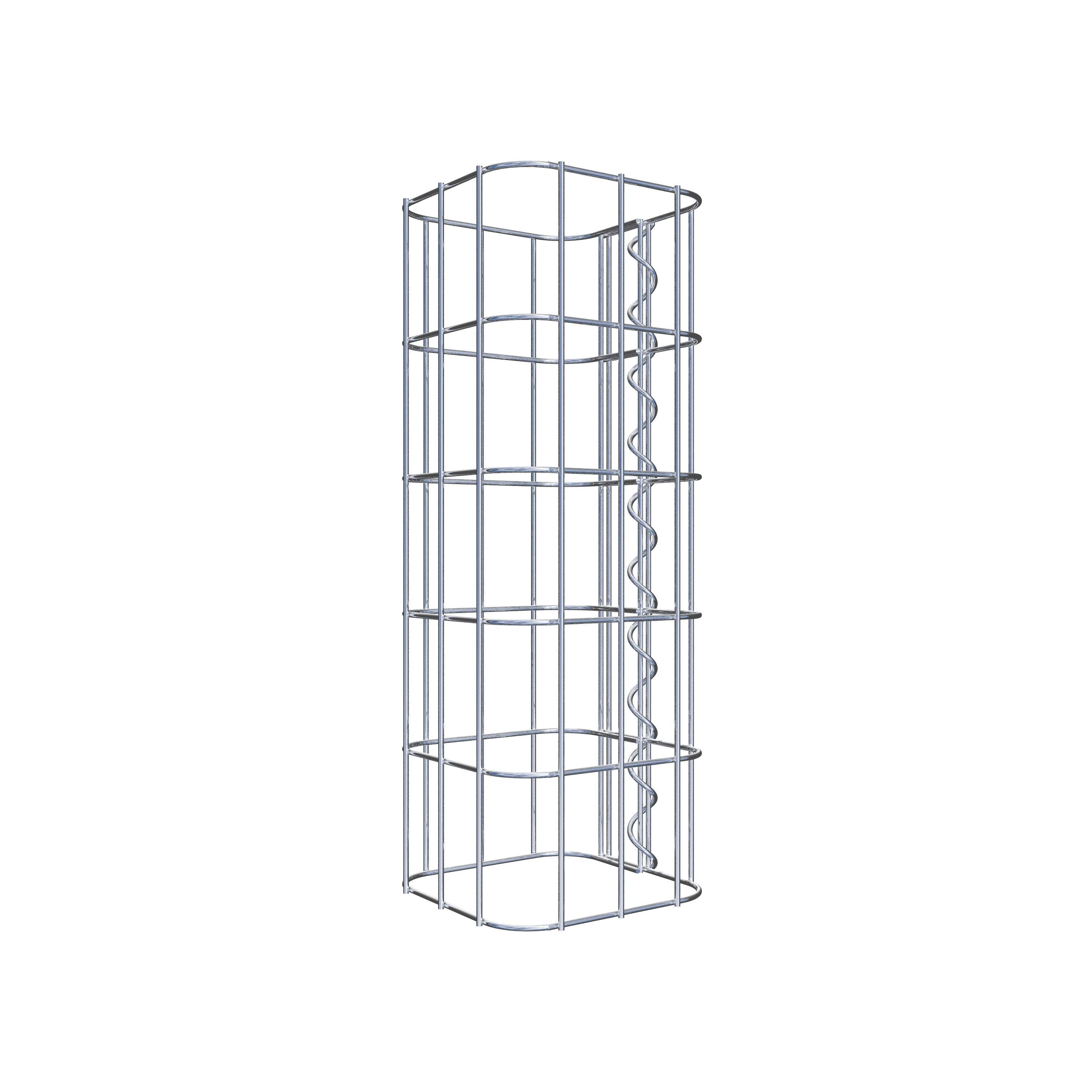 Columna de gaviones 17 x 17 cm, cuadrado MW 5 x 10 cm