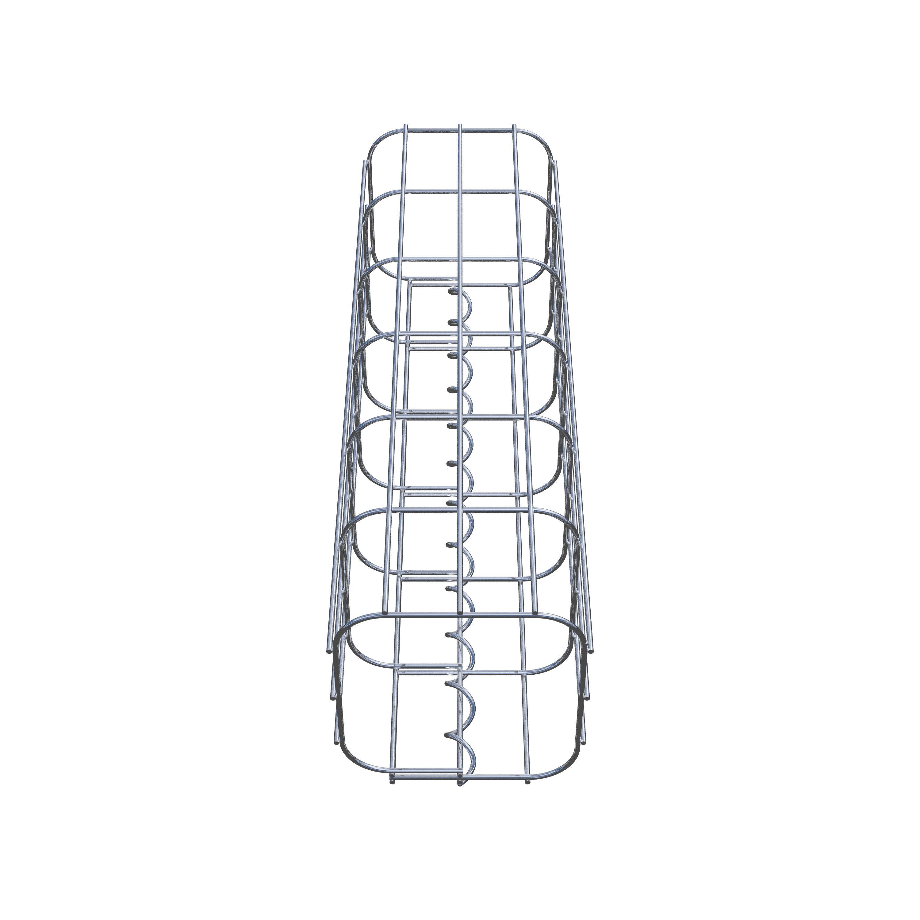 Columna de gaviones 17 x 17 cm, cuadrado MW 5 x 10 cm