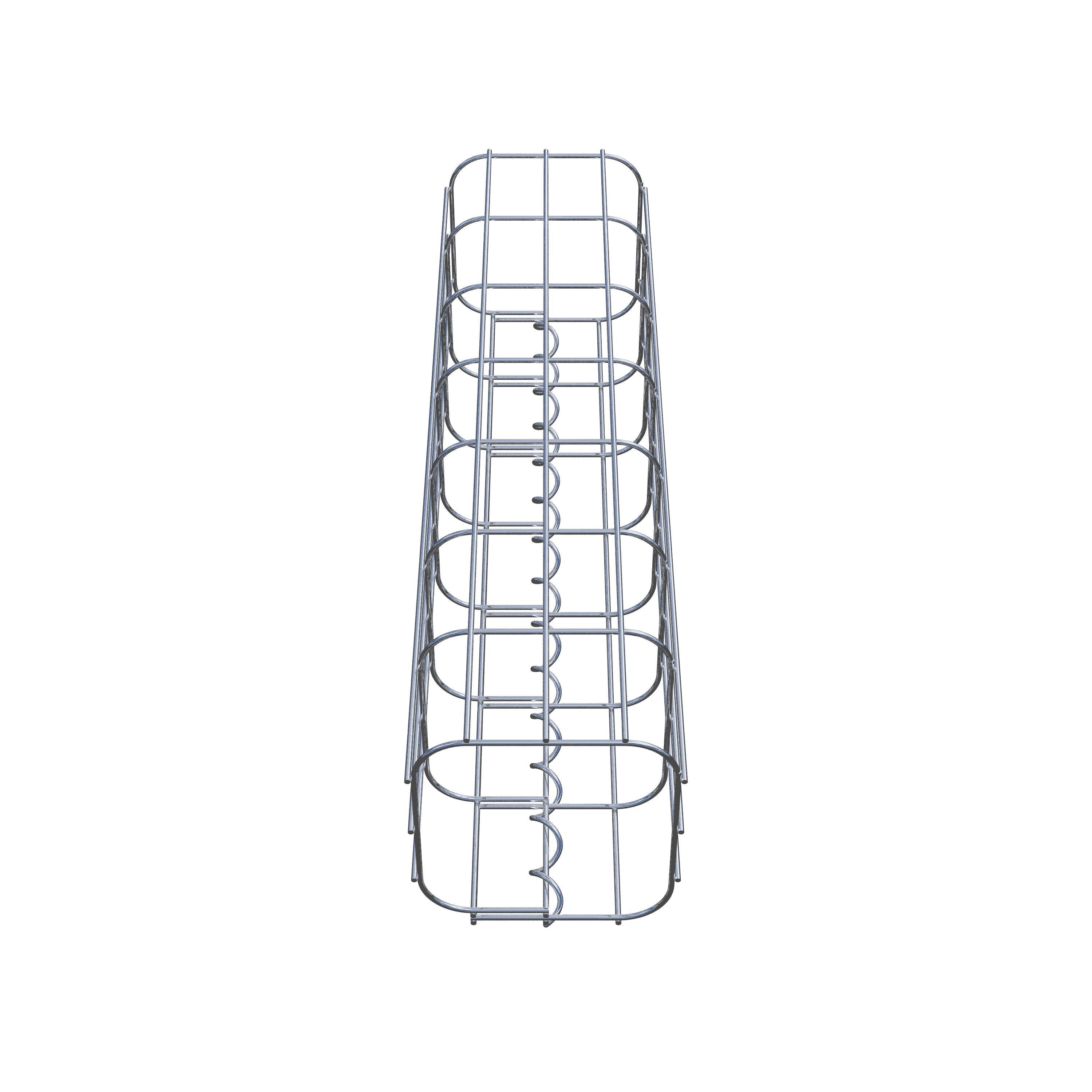 Columna de gaviones 17 x 17 cm, cuadrado MW 5 x 10 cm