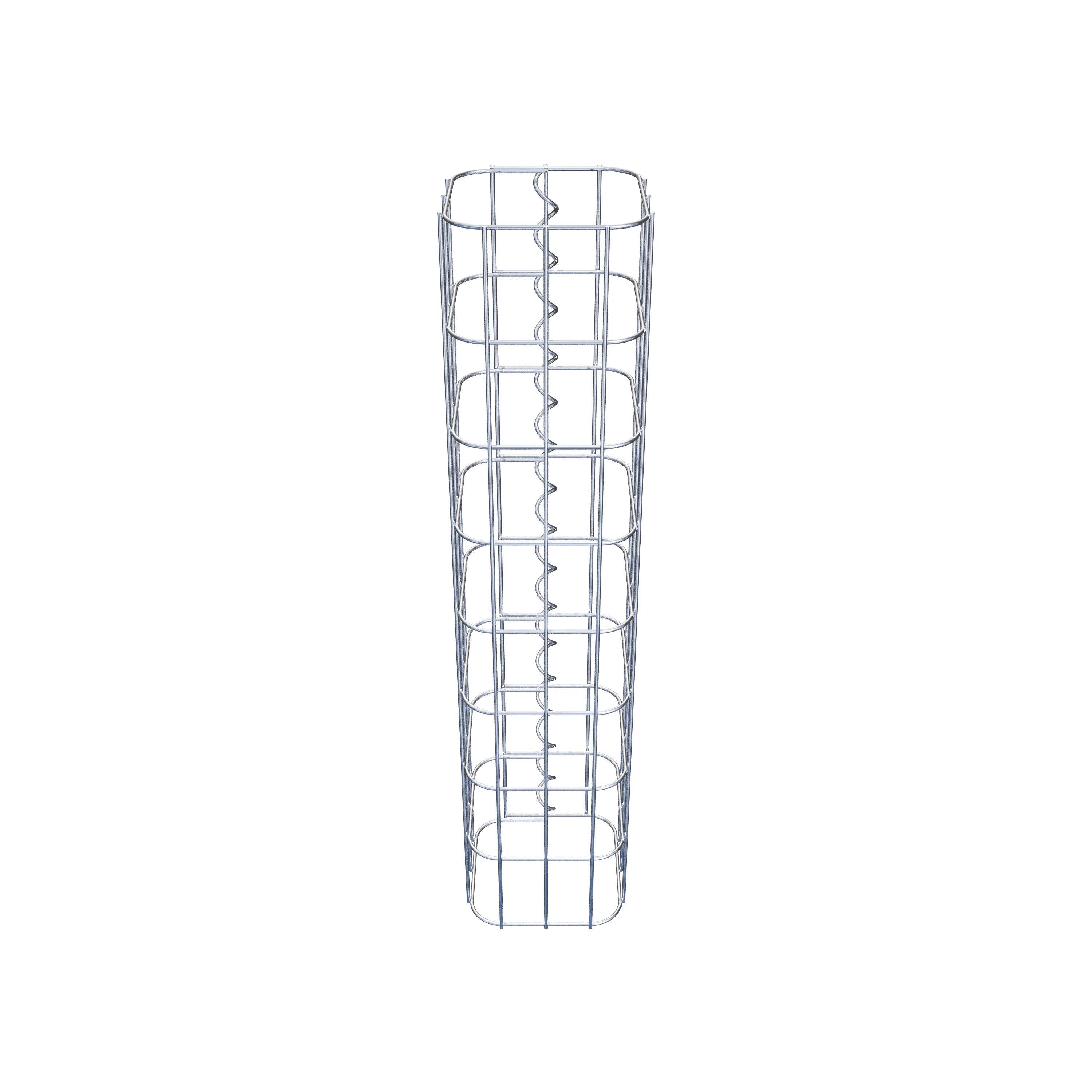Columna de gaviones 17 x 17 cm, cuadrado MW 5 x 10 cm
