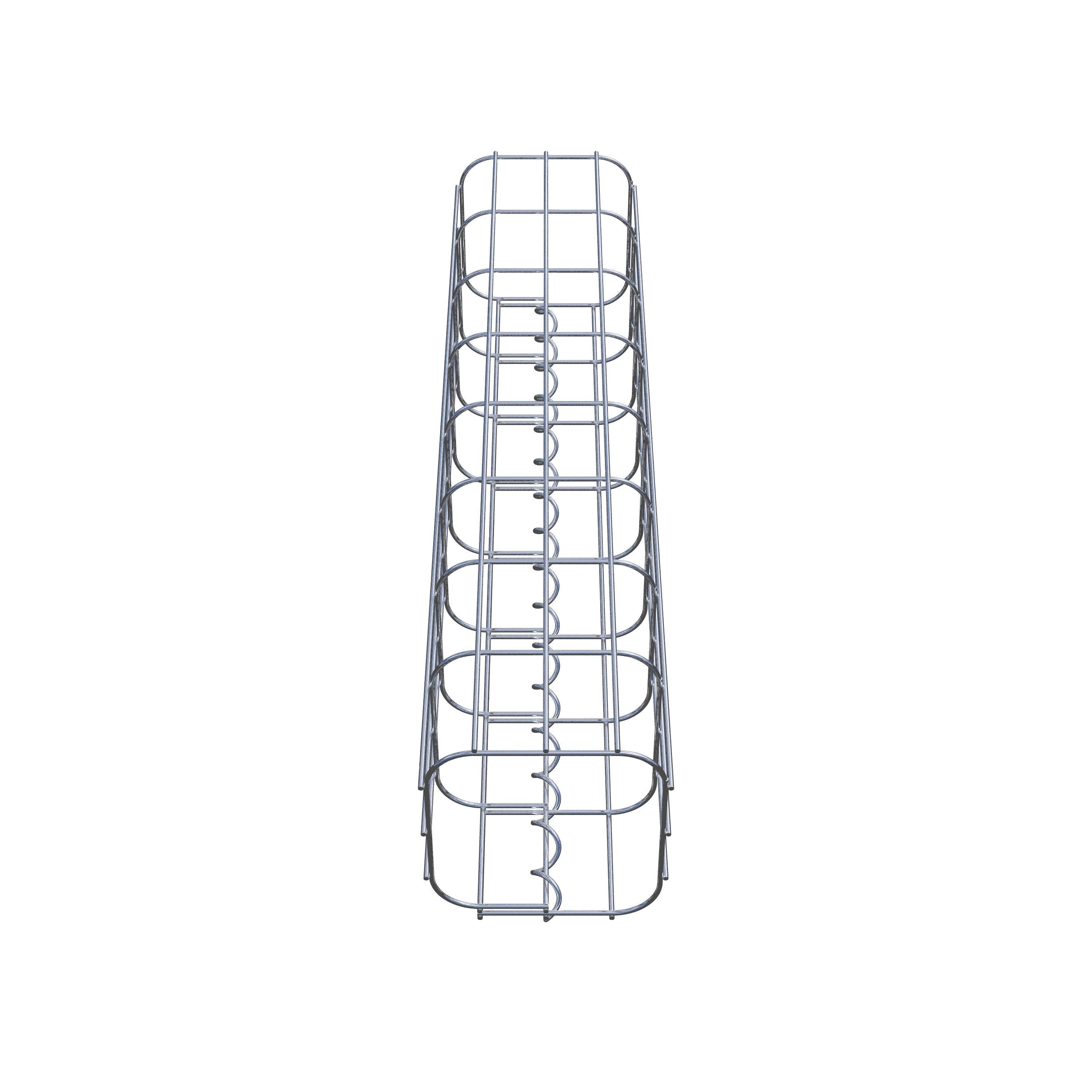 Columna de gaviones 17 x 17 cm, cuadrado MW 5 x 10 cm