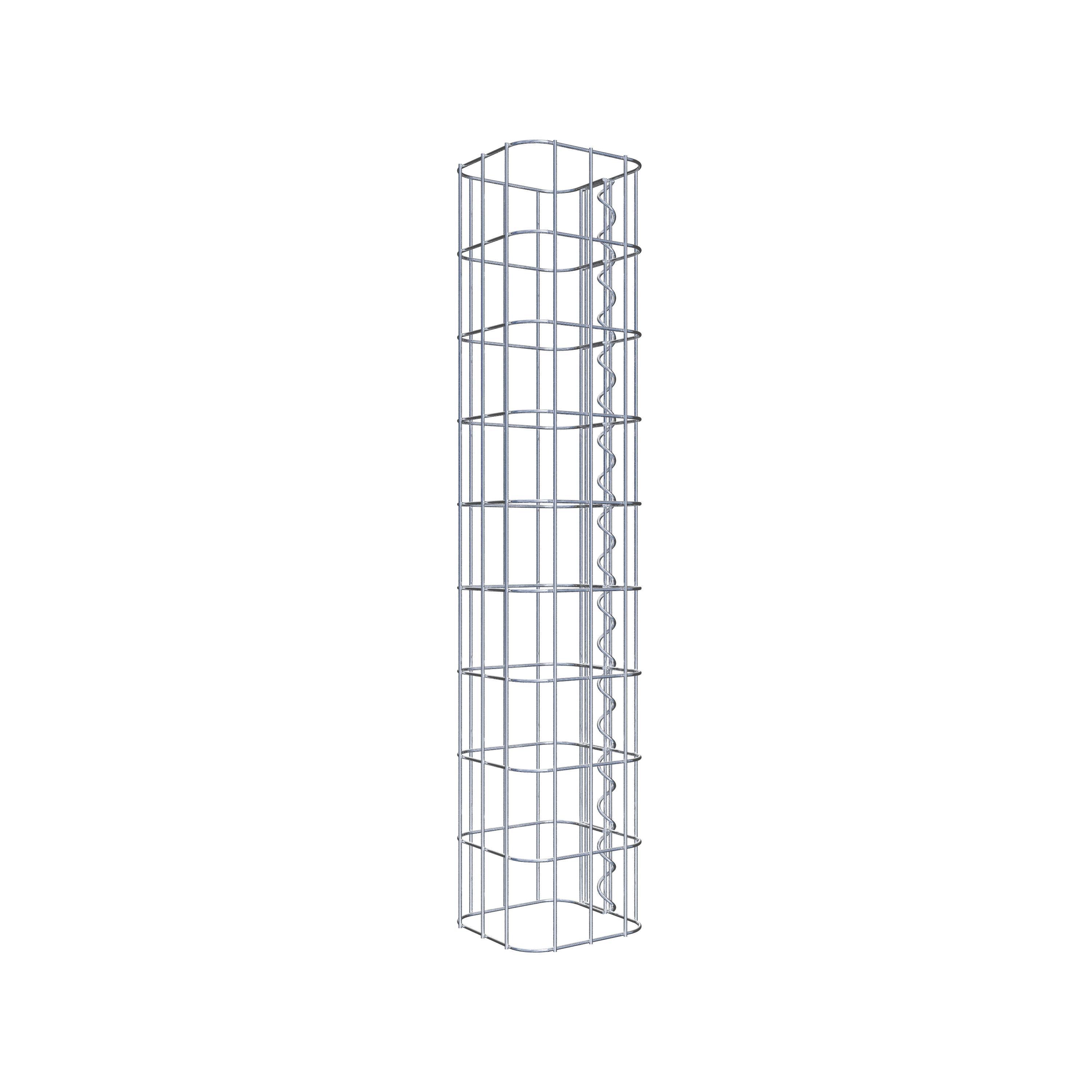 Columna de gaviones 17 x 17 cm, cuadrado MW 5 x 10 cm