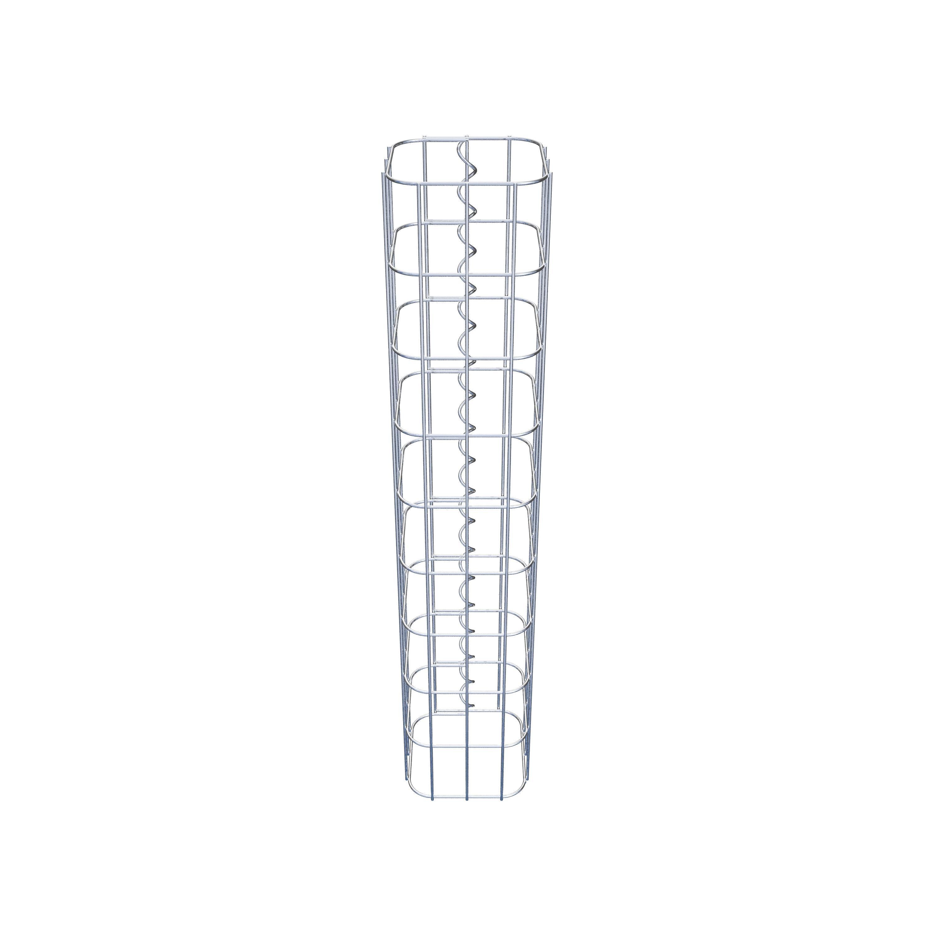 Columna de gaviones 17 x 17 cm, cuadrado MW 5 x 10 cm