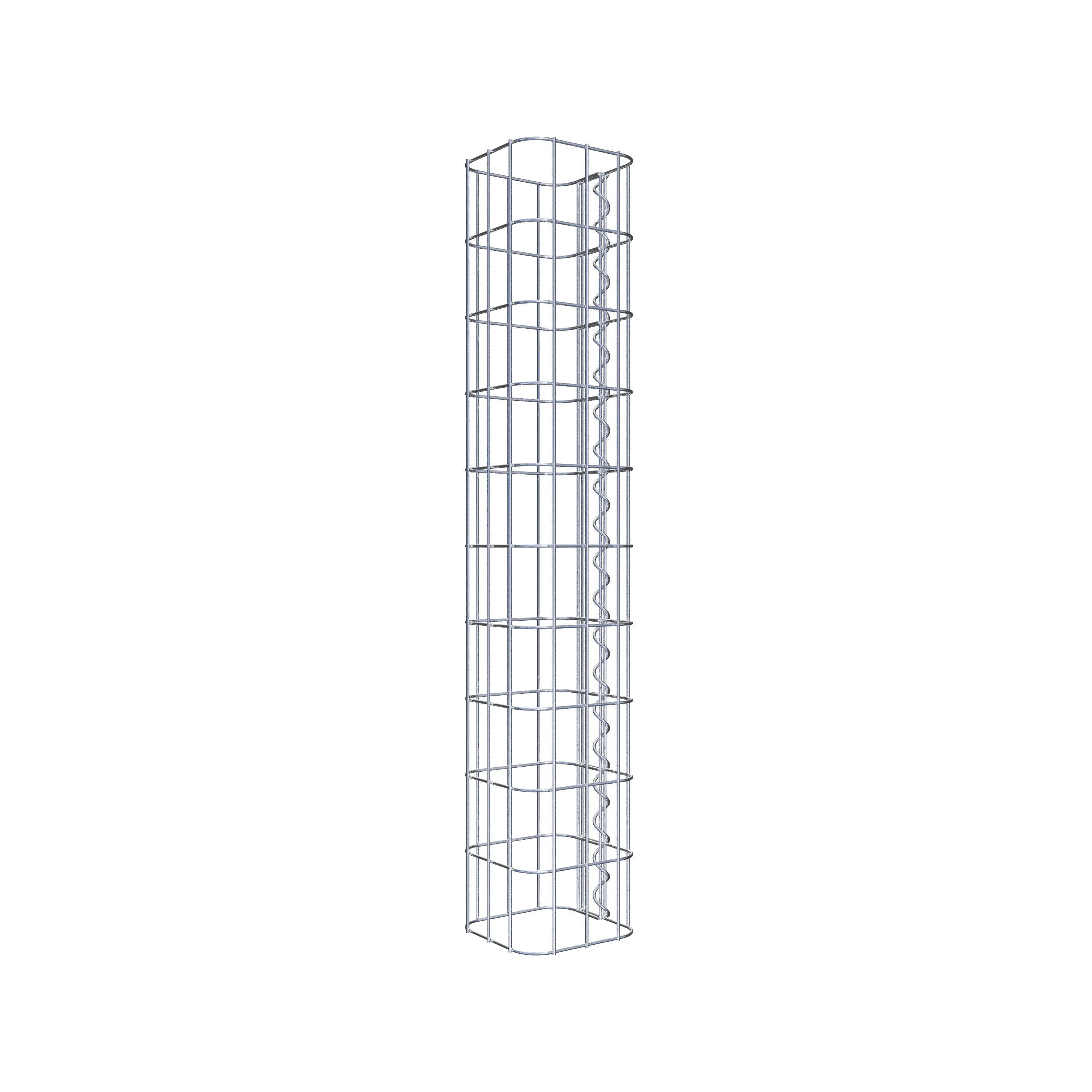 Columna de gaviones 17 x 17 cm, cuadrado MW 5 x 10 cm