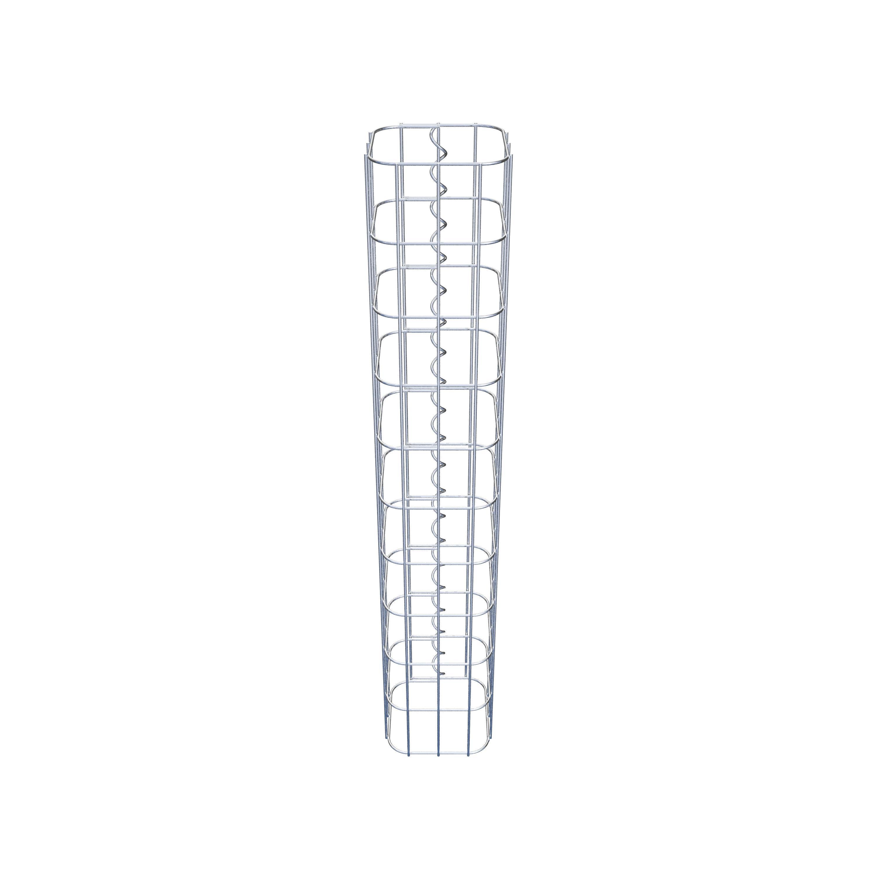 Columna de gaviones 17 x 17 cm, cuadrado MW 5 x 10 cm