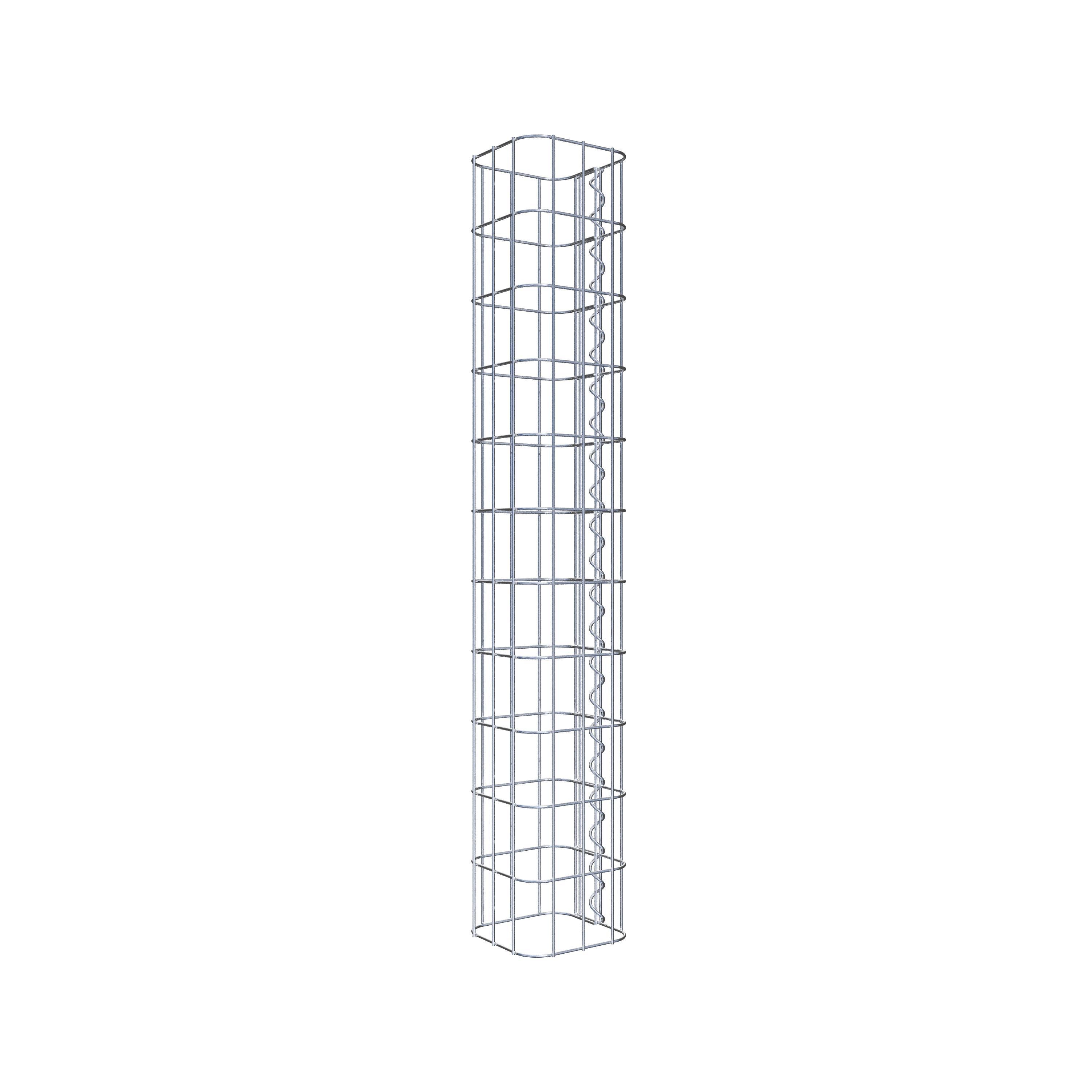 Columna de gaviones 17 x 17 cm, cuadrado MW 5 x 10 cm