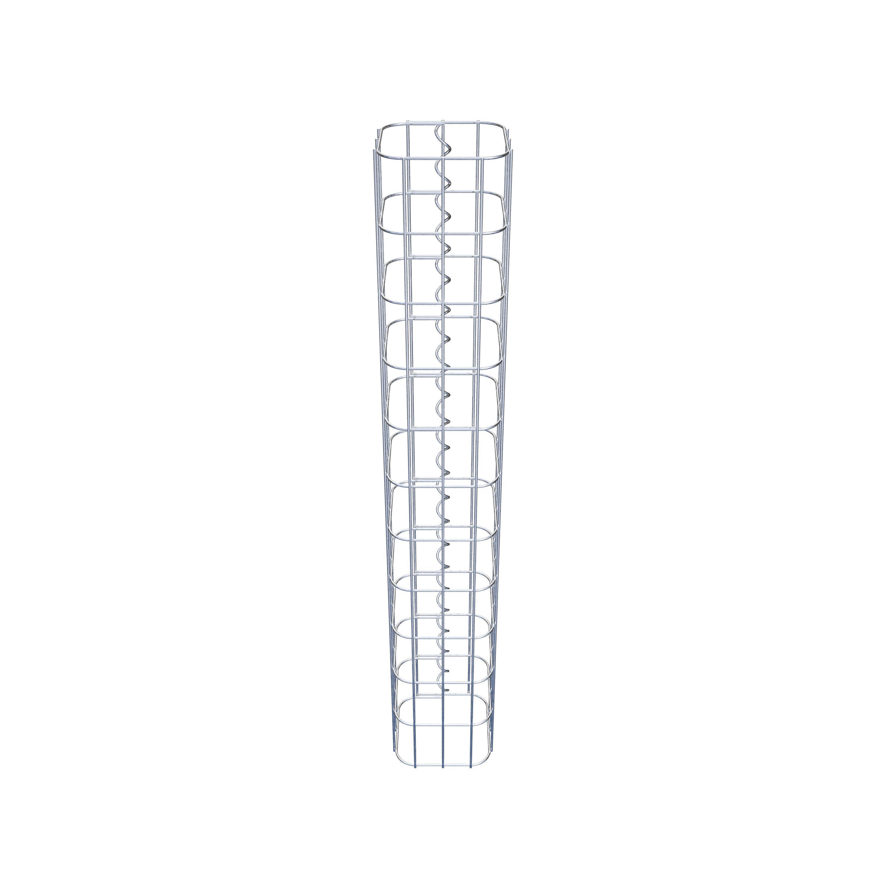Columna de gaviones 17 x 17 cm, cuadrado MW 5 x 10 cm
