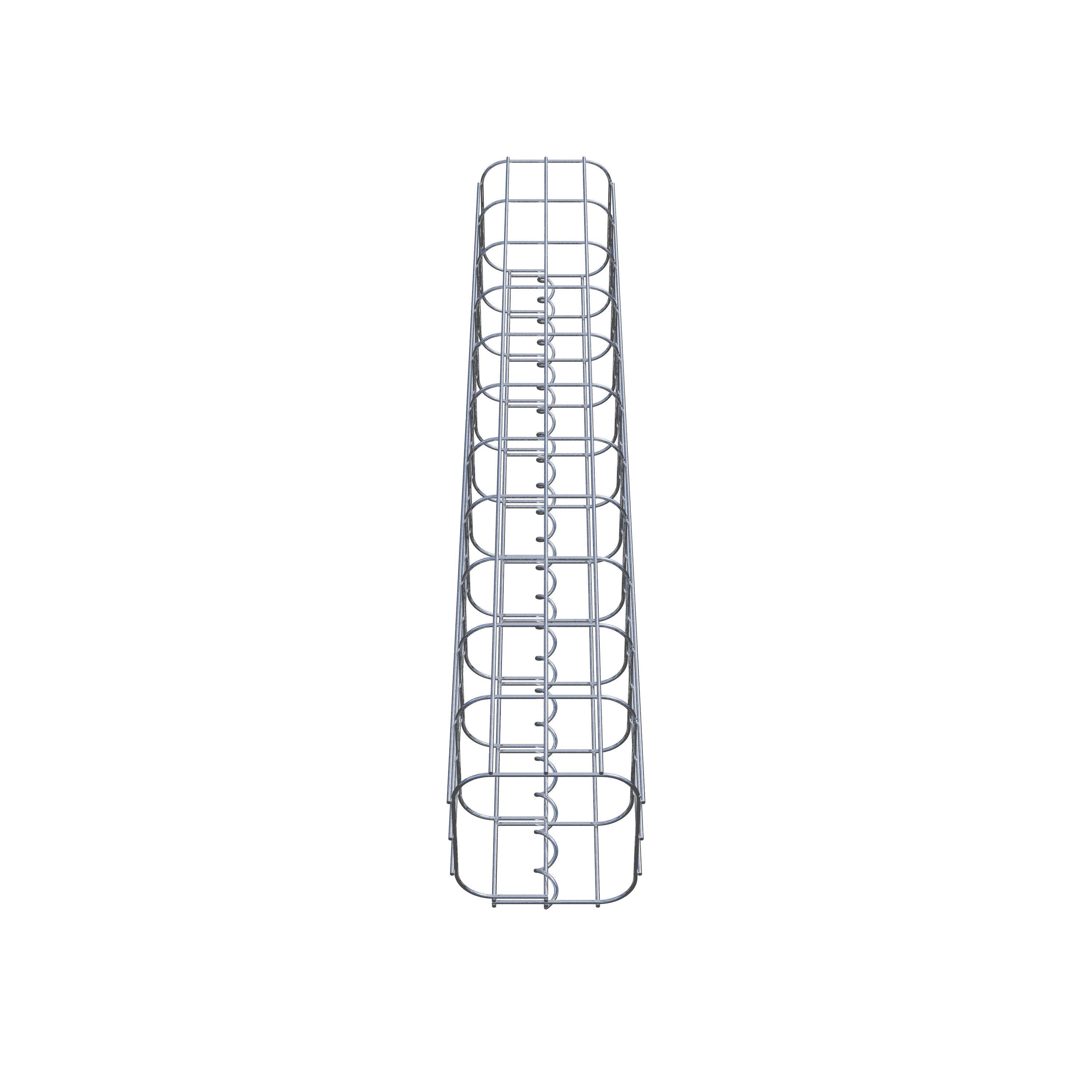 Columna de gaviones 17 x 17 cm, cuadrado MW 5 x 10 cm