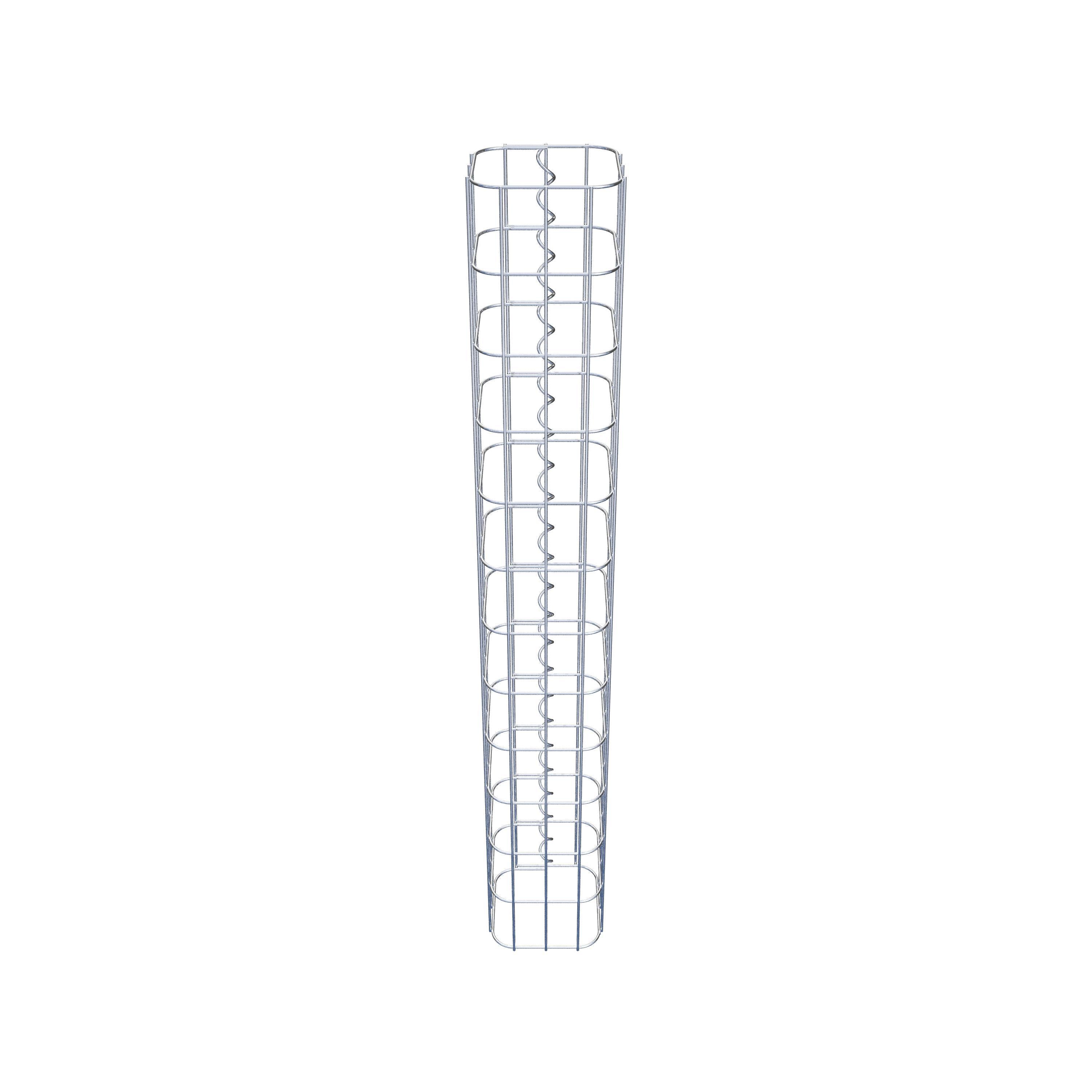 Columna de gaviones 17 x 17 cm, cuadrado MW 5 x 10 cm