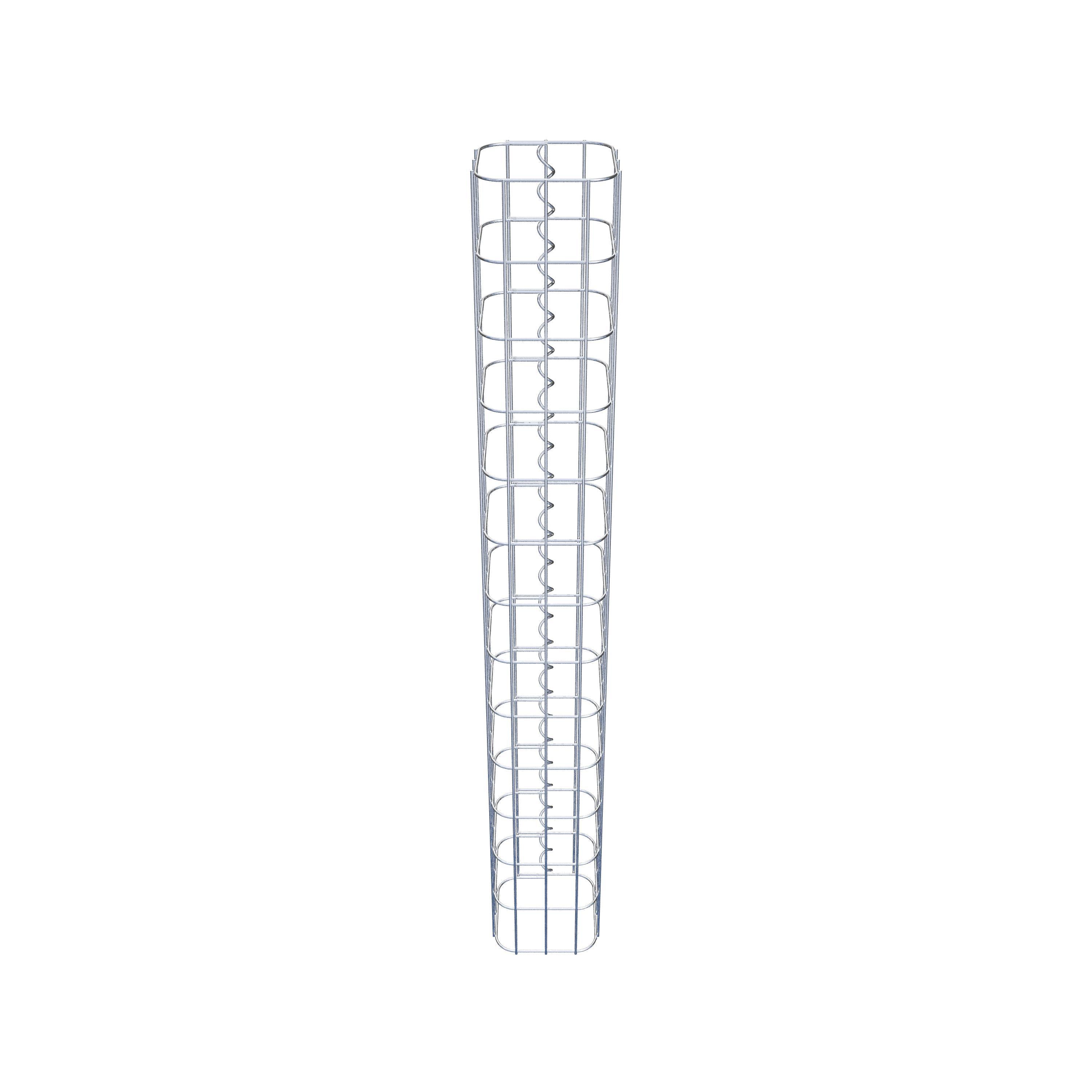 Columna de gaviones 17 x 17 cm, cuadrado MW 5 x 10 cm
