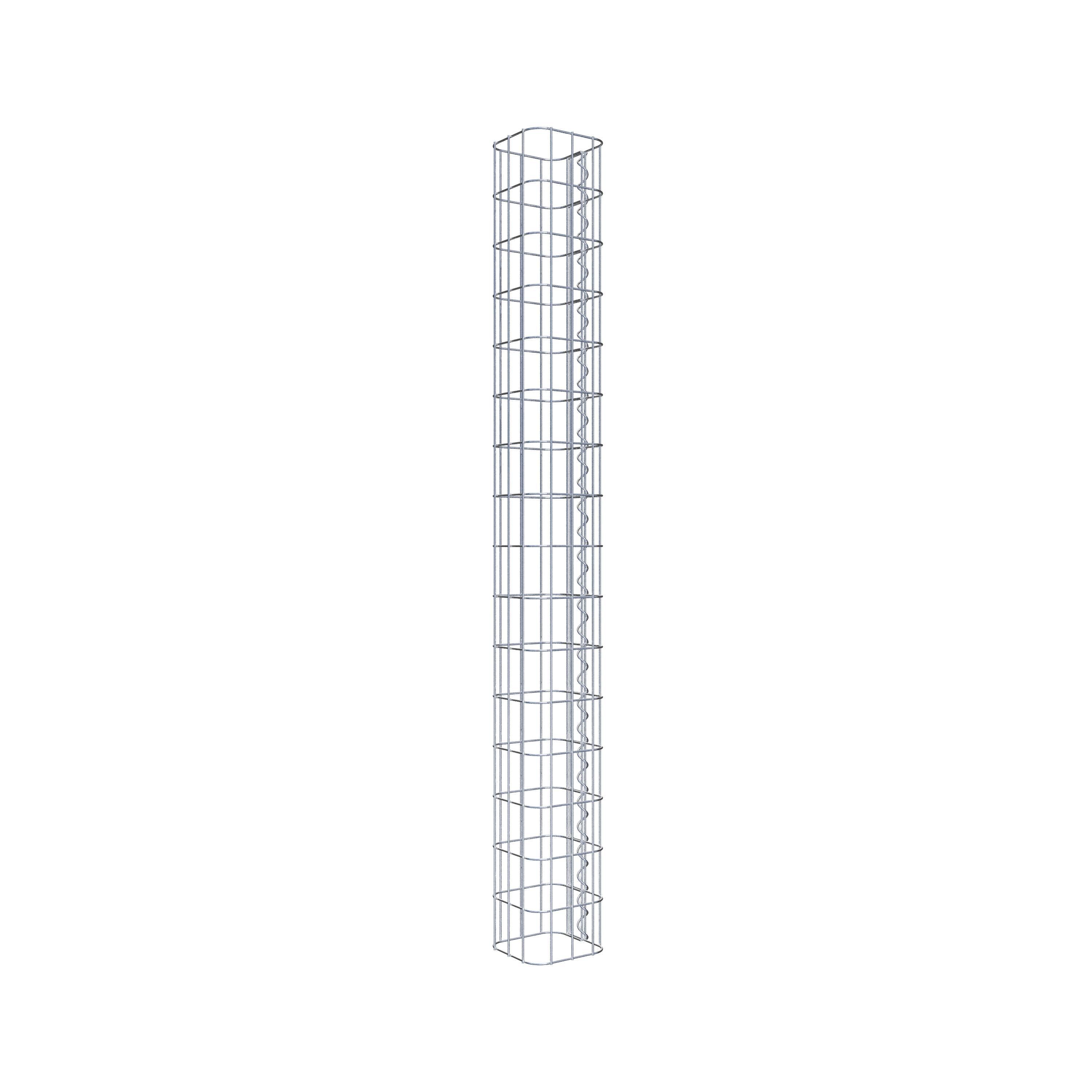 Columna de gaviones 17 x 17 cm, cuadrado MW 5 x 10 cm