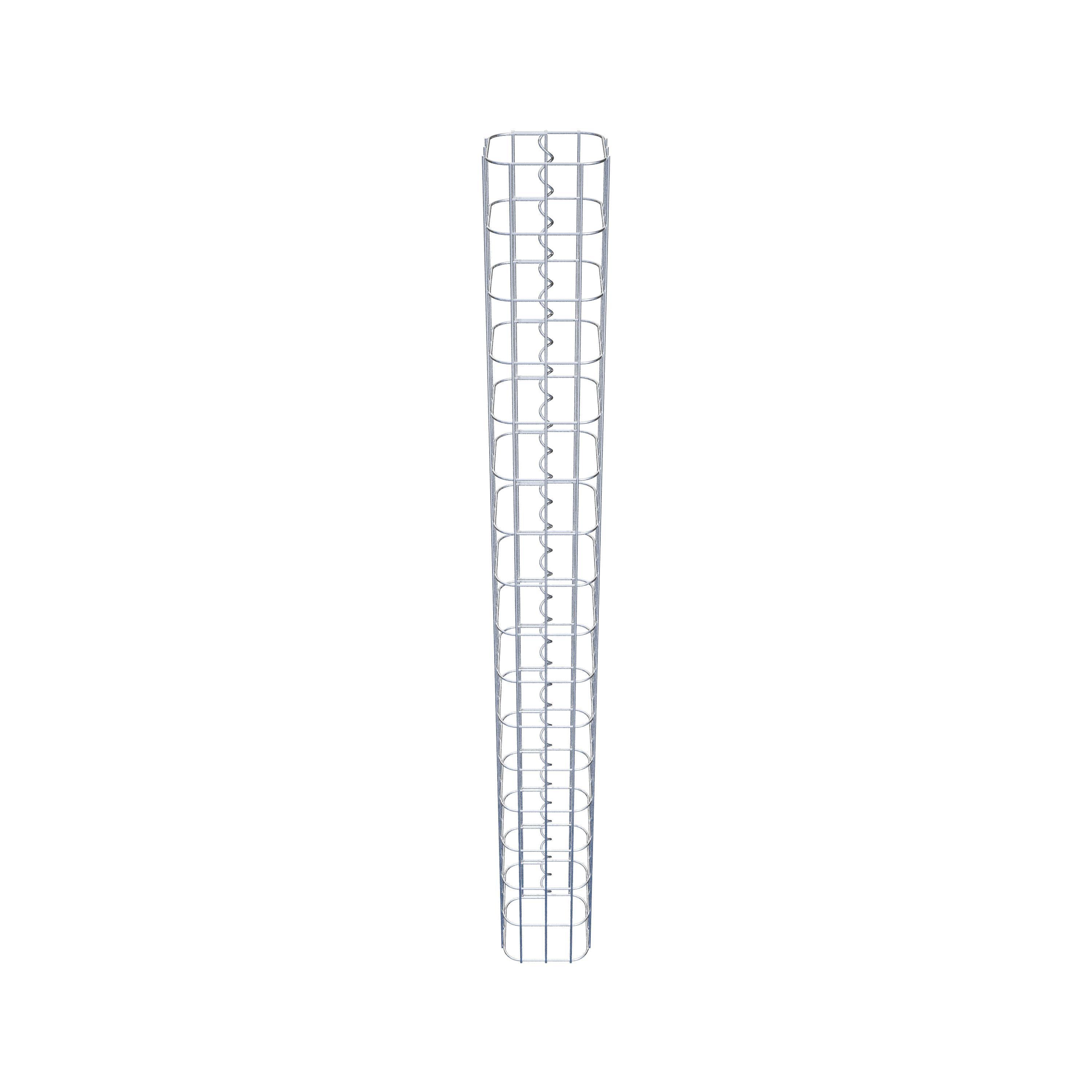 Columna de gaviones 17 x 17 cm, cuadrado MW 5 x 10 cm