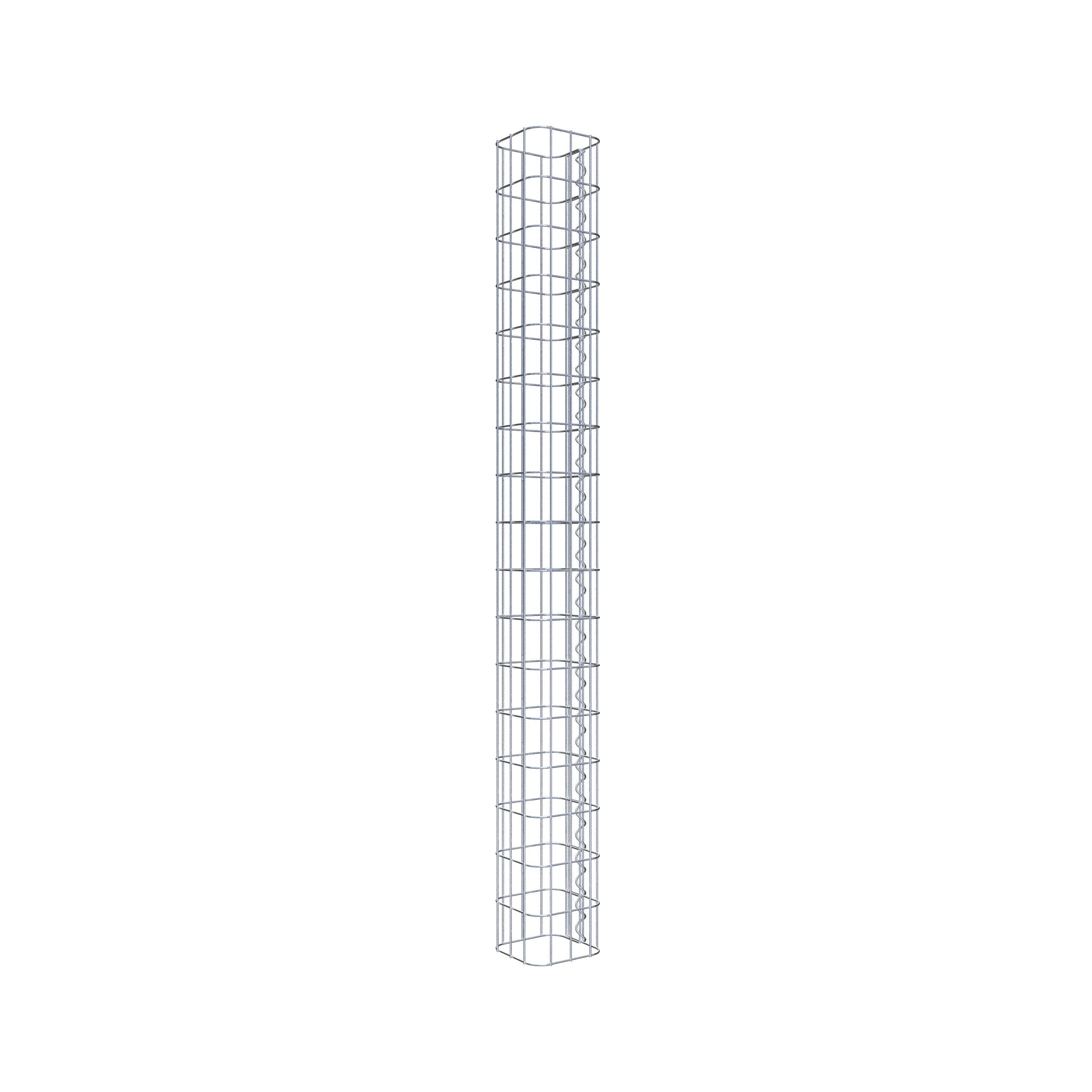 Columna de gaviones 17 x 17 cm, cuadrado MW 5 x 10 cm