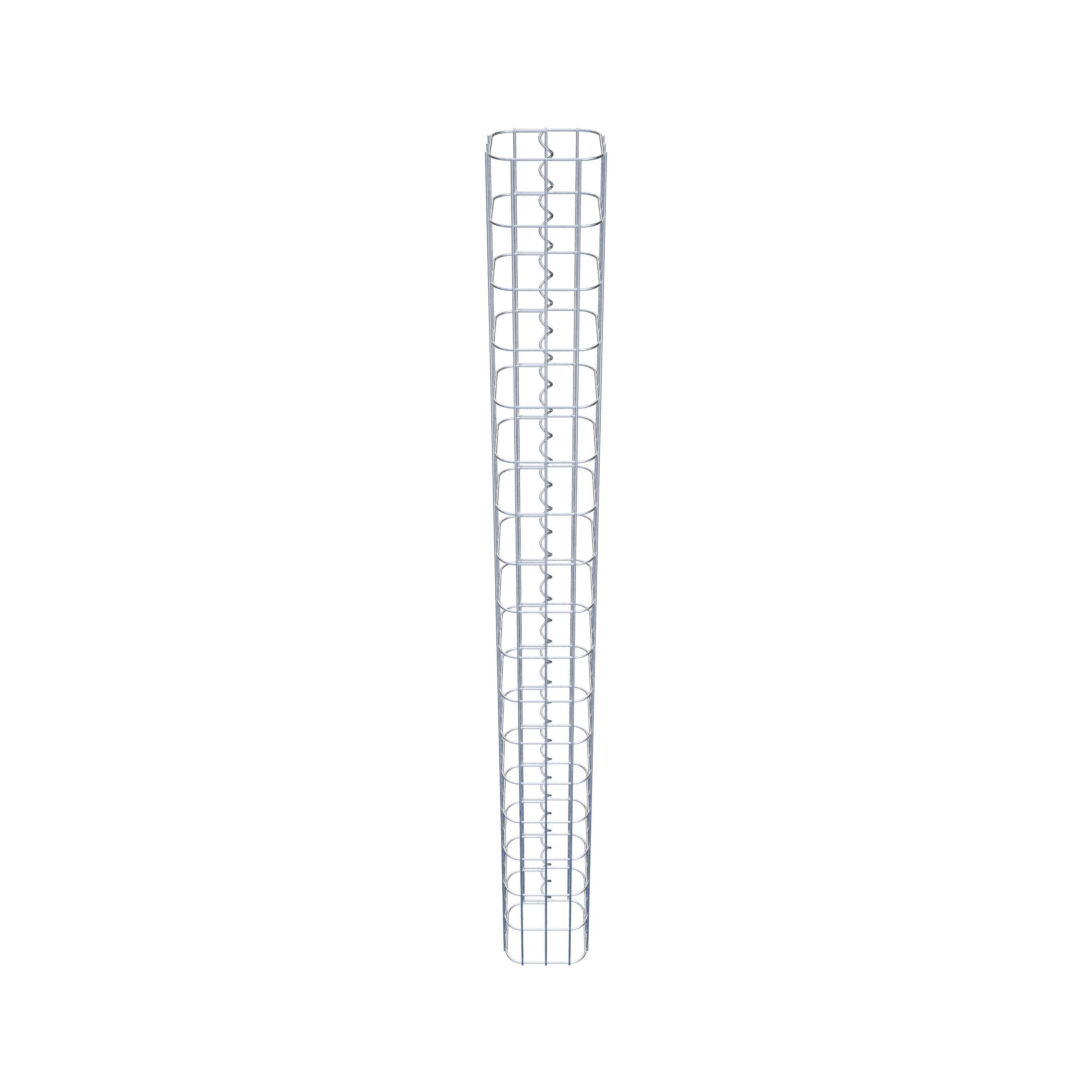Columna de gaviones 17 x 17 cm, cuadrado MW 5 x 10 cm