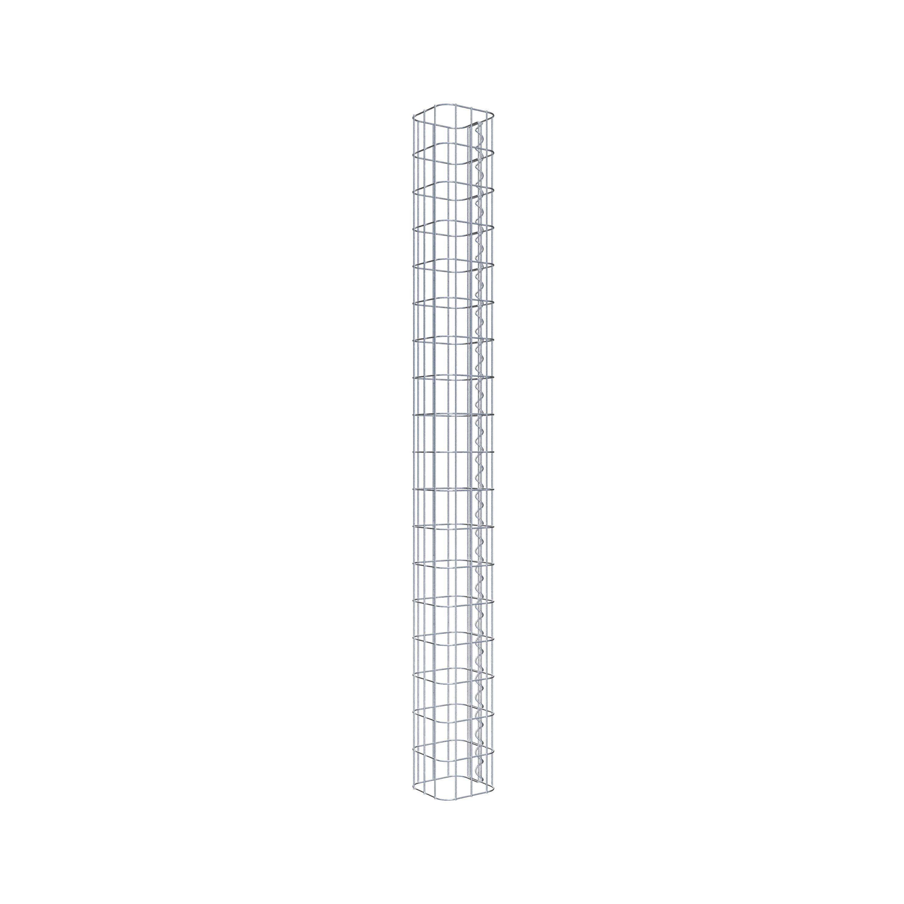 Columna de gaviones 17 x 17 cm, cuadrado MW 5 x 10 cm
