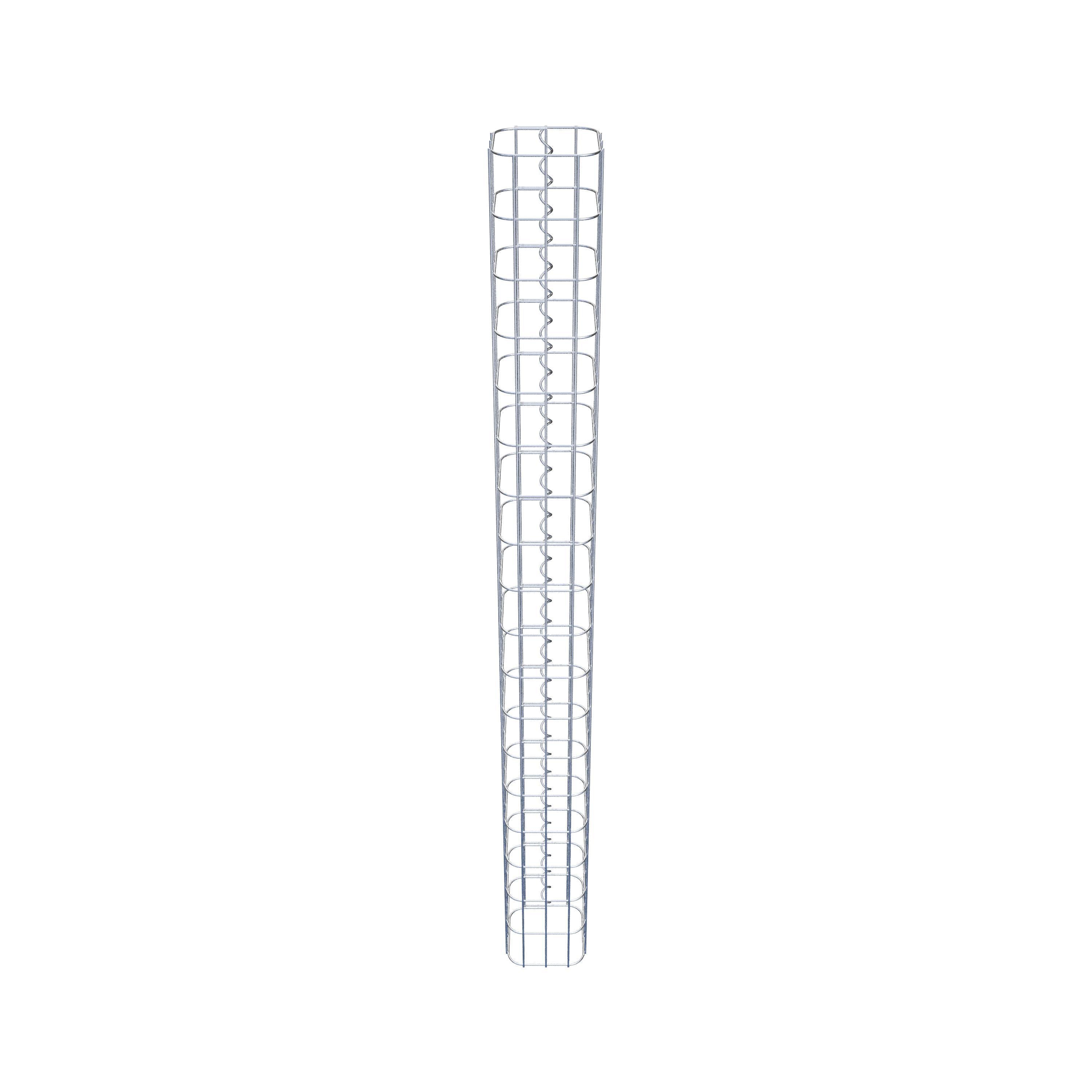 Columna de gaviones 17 x 17 cm, cuadrado MW 5 x 10 cm