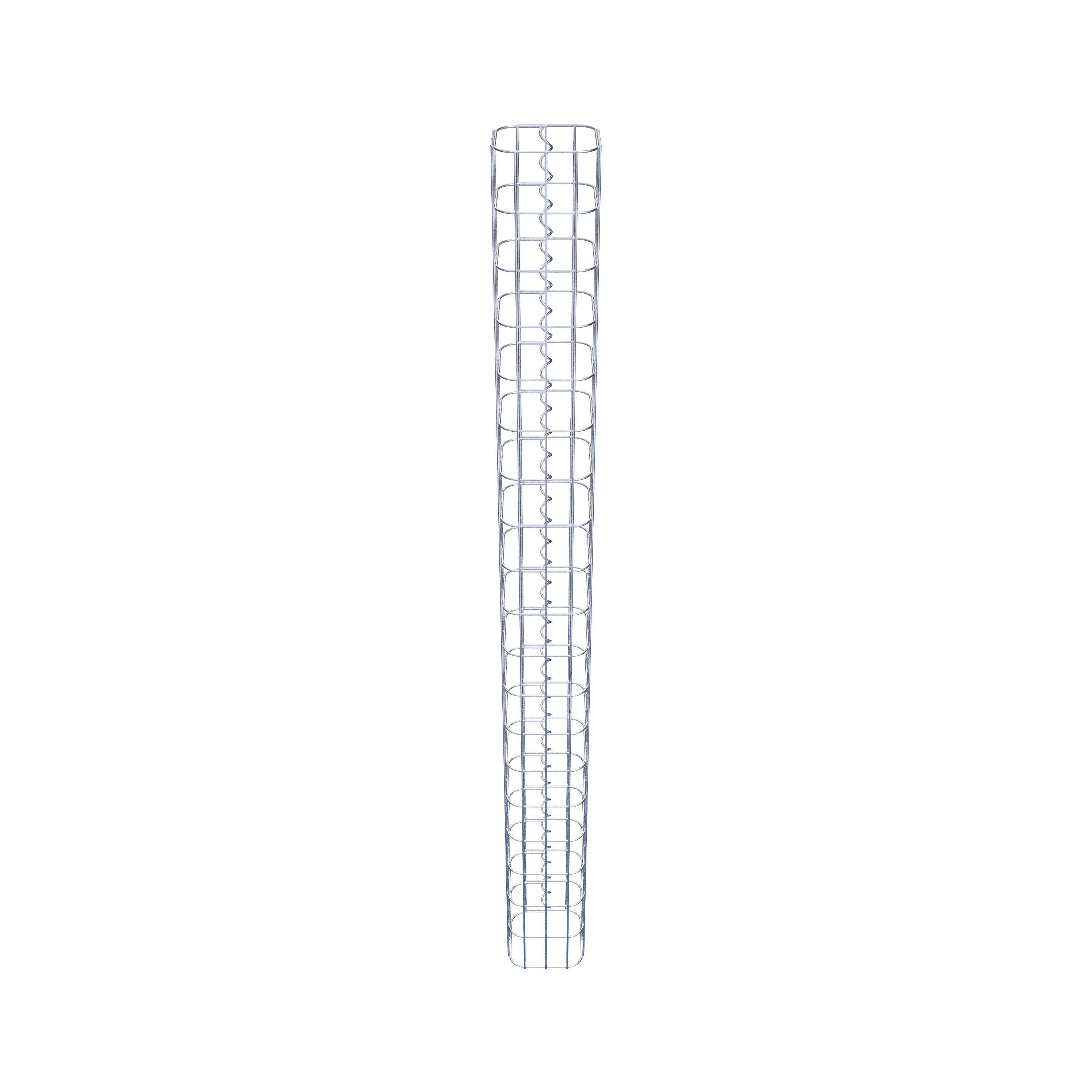 Columna de gaviones 17 x 17 cm, cuadrado MW 5 x 10 cm