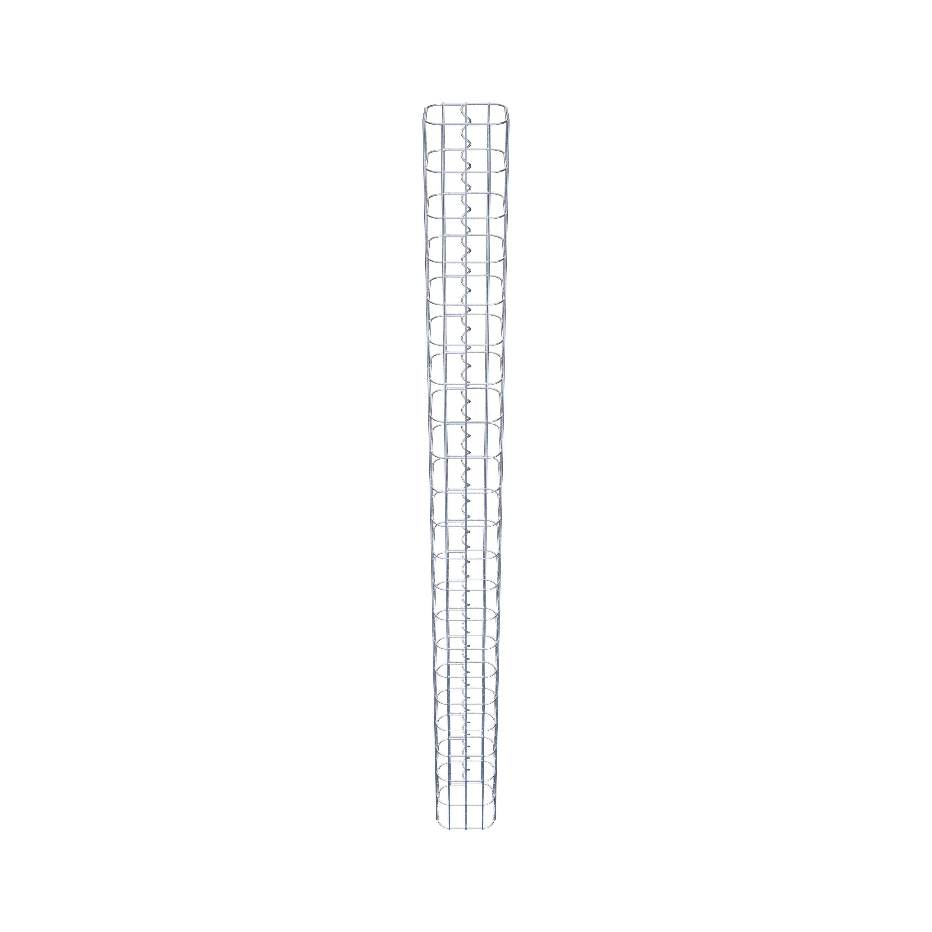 Columna de gaviones 17 x 17 cm, cuadrado MW 5 x 10 cm